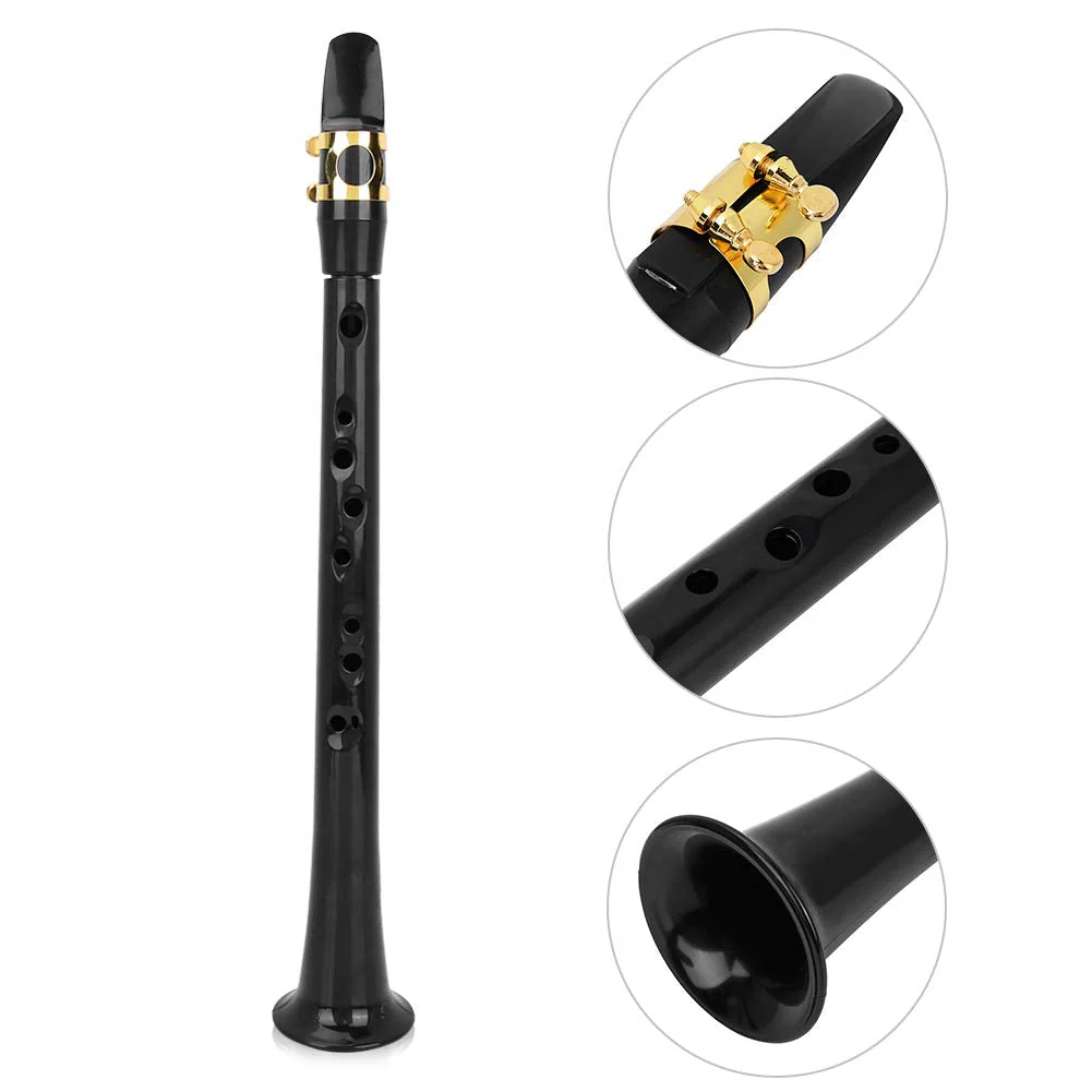 Portable Pocket Bb Saxophone Sax Mini Pocket Saxophone with Storage Bag - Image 2
