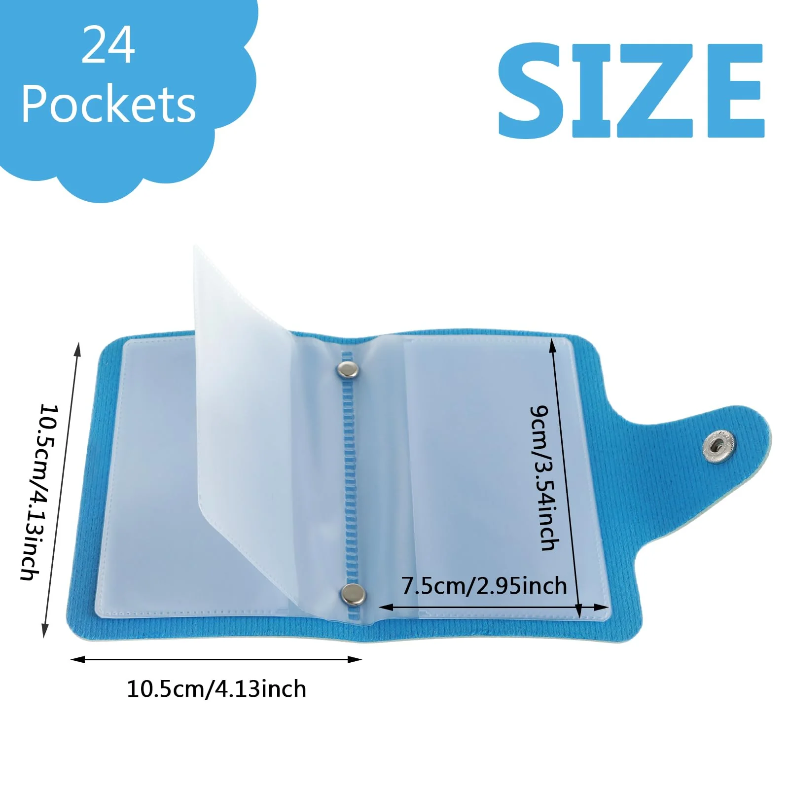 Prasacco 24 Photos Mini Photo Album for Fujifilm Instax, 2x3 Mini Instant Film Photo Album Book for Fujifilm Instax Photo Album Book for Fujifilm Instax Camera & Fujifilm Instax Mini Films - Image 2