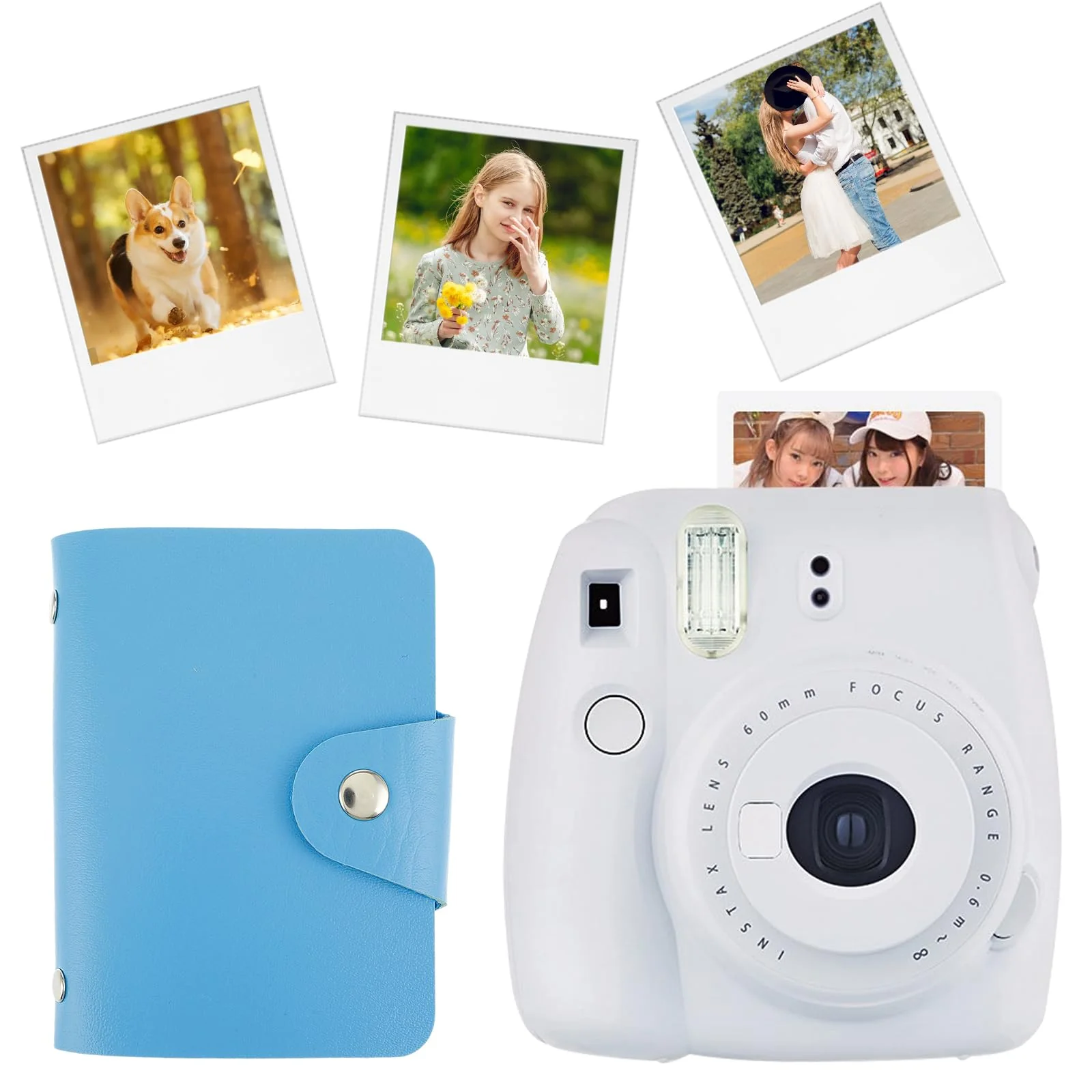 Prasacco 24 Photos Mini Photo Album for Fujifilm Instax, 2x3 Mini Instant Film Photo Album Book for Fujifilm Instax Photo Album Book for Fujifilm Instax Camera & Fujifilm Instax Mini Films - Image 4