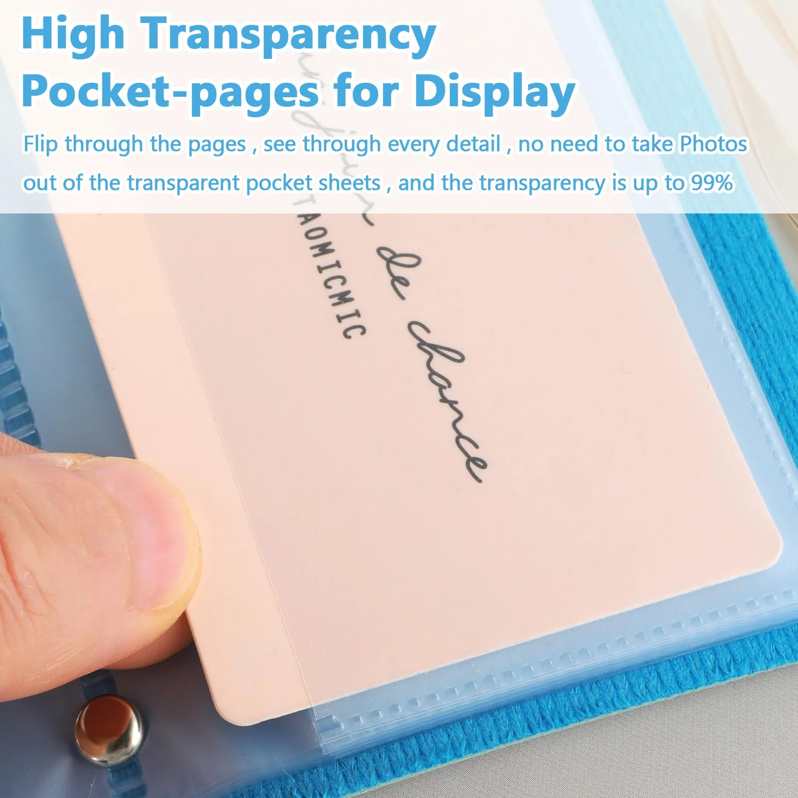 Prasacco 24 Photos Mini Photo Album for Fujifilm Instax, 2x3 Mini Instant Film Photo Album Book for Fujifilm Instax Photo Album Book for Fujifilm Instax Camera & Fujifilm Instax Mini Films - Image 5