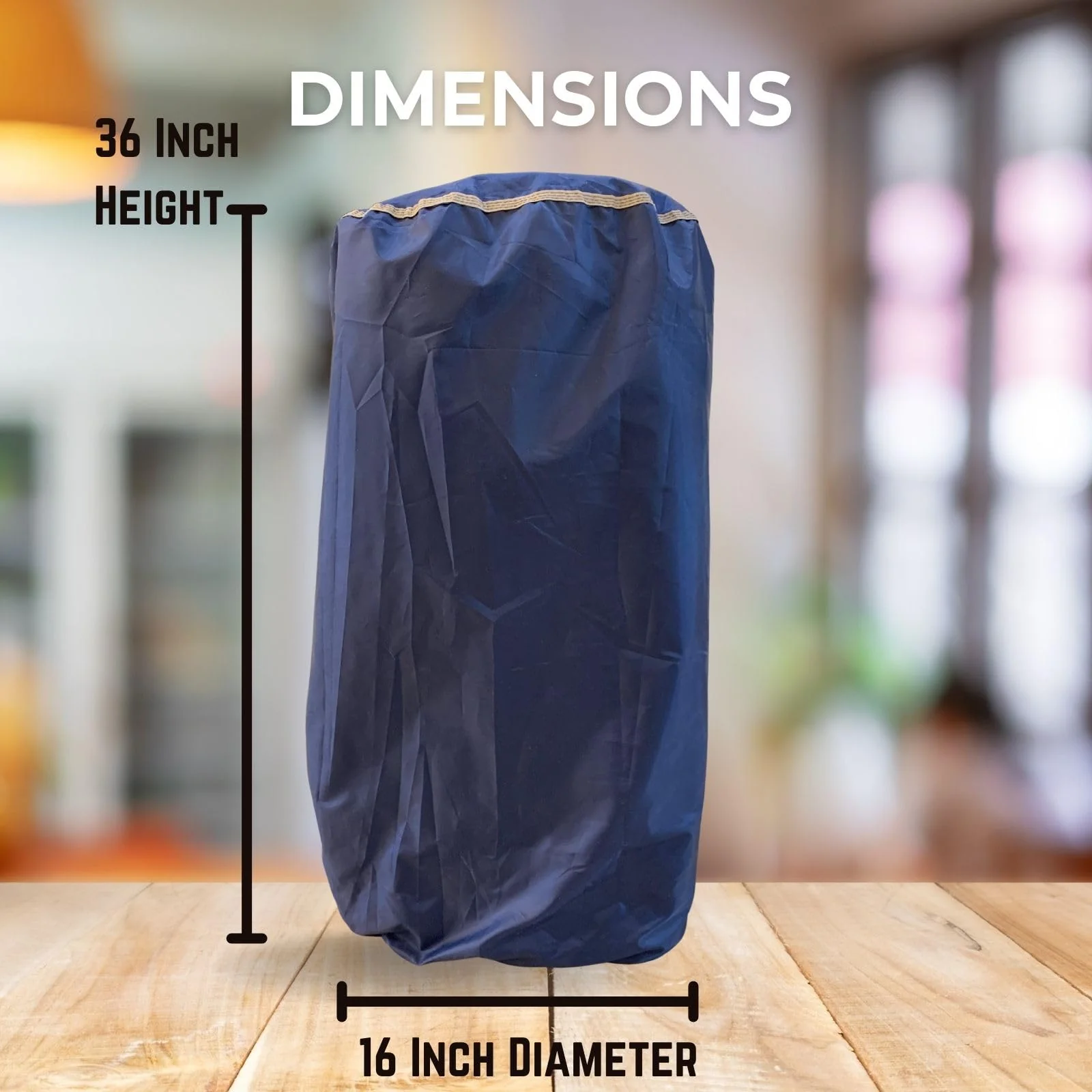 Premium Dust Cover for Party Speakers upto Dimesnions 36-inch Height & 16-inch Diameter , Ideal for Sony MHC V73D, JBL, Boat & More - Keep Your Audio Gear Clean and Dust-Free - Image 3