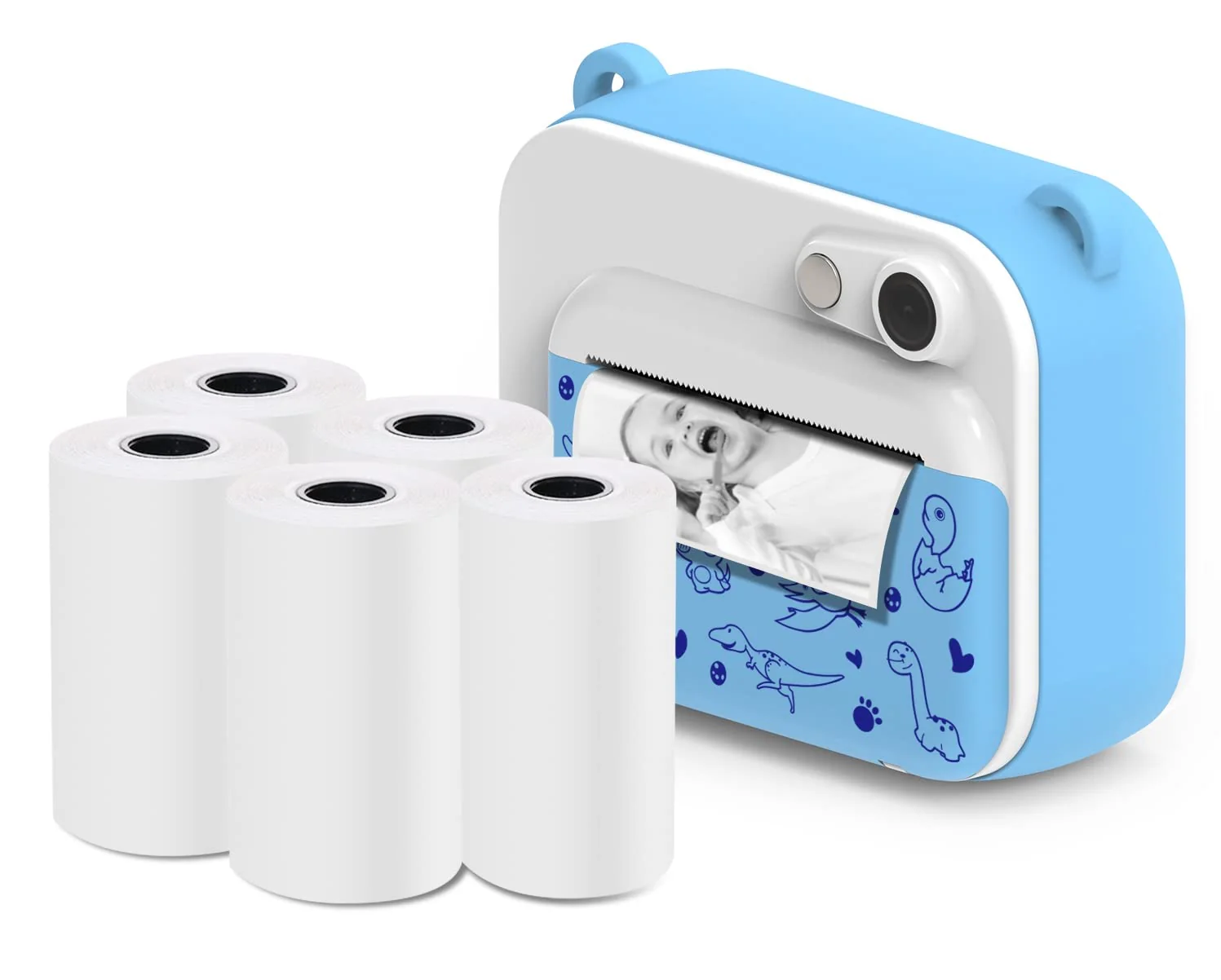 Print Paper for Kids Instant Print Camera with Print Papers2.4 inch 1080P LCD Screen Dual Camera Toddler Camera (Print Paper)