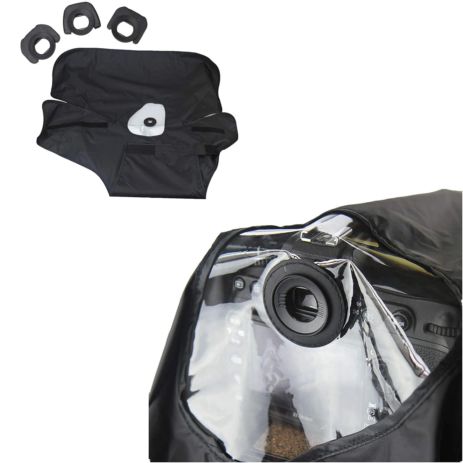 Professional DSLR Camera Rain Cover Raincoat Gear Extra Large Sleeve Dust Proof Protection for Canon EOS 7D 6D 5DS 5DSR 5DM4 5DM3 5D 1DX 1DS 1D Mark IV III II Nikon D5 D6 Df D850 D810A D810 D780 D750 - Image 8