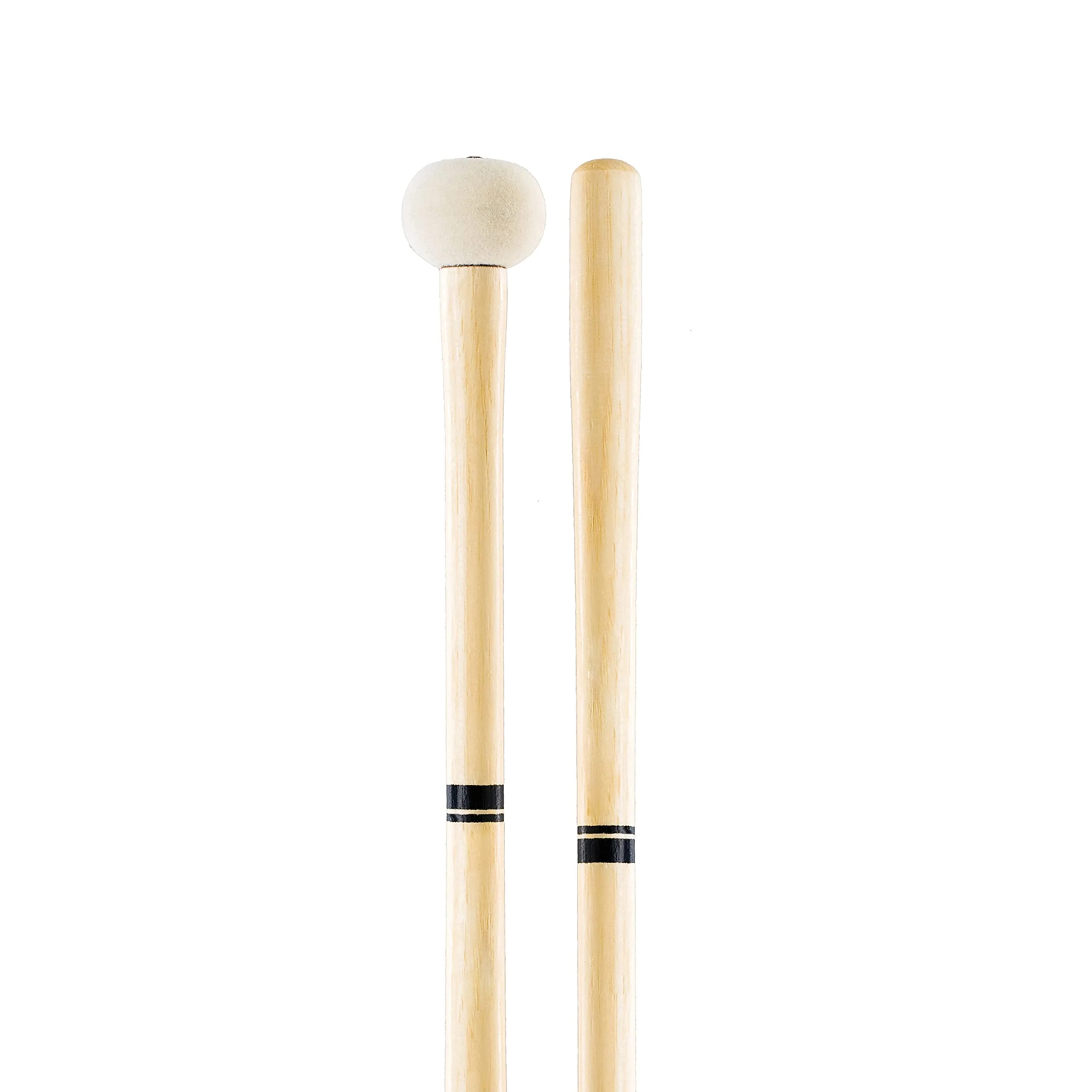 ProMark Bass Drum Mallets - Performer Series - Extra Dense Felt Head - Ideal for 20-22 inch Bass Drums - American Hickory Handles - Comfort Flare Grip - Exceptional Balance, Sound Projection - 1 Pair PSMB2 - Image 2