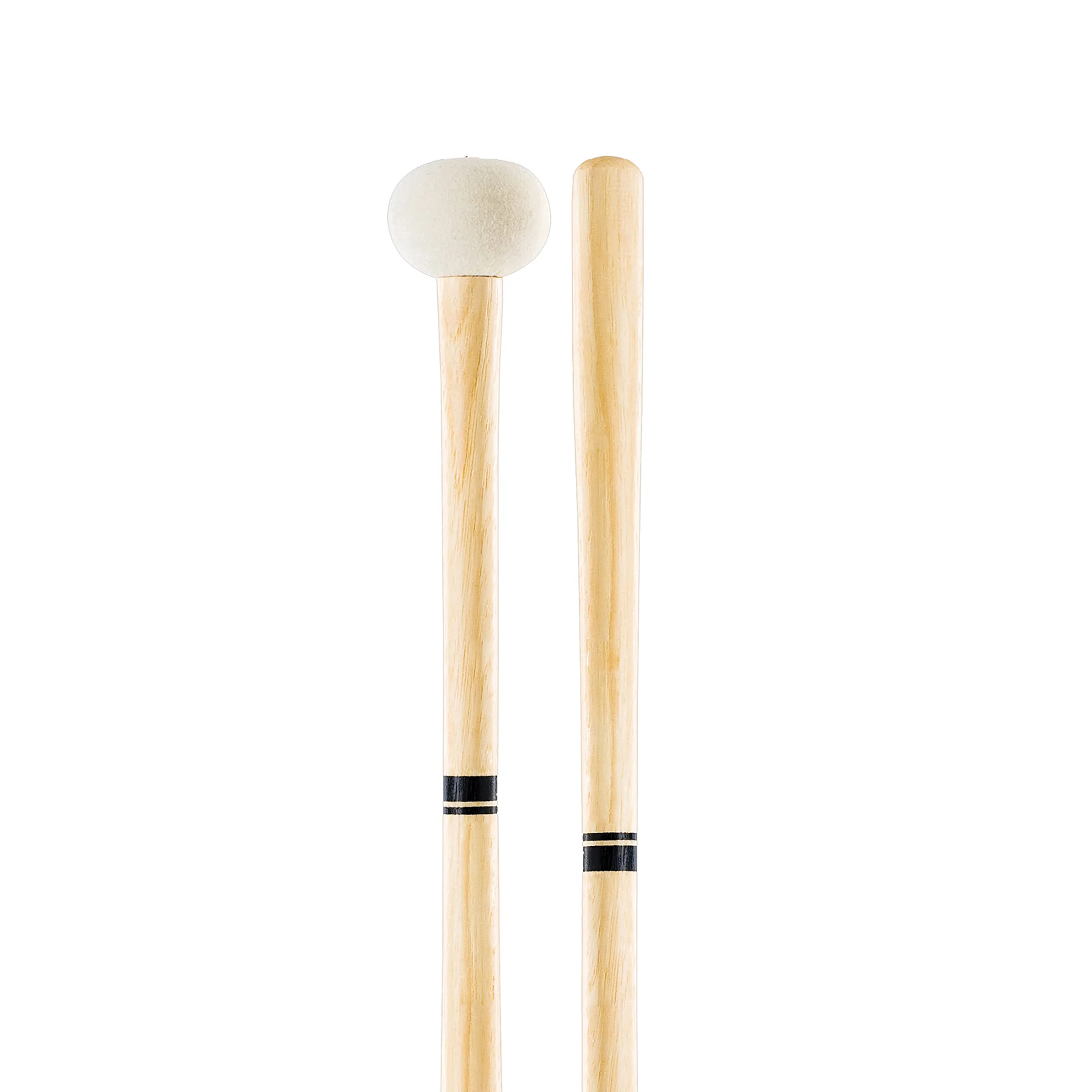 ProMark Bass Drum Mallets - PSMB3 Performer Series Special Extra Dense Felt Head - Ideal for 24-26 inch Bass Drums - American Hickory Handles with Comfort Flare Grip - 1 Pair - Image 2