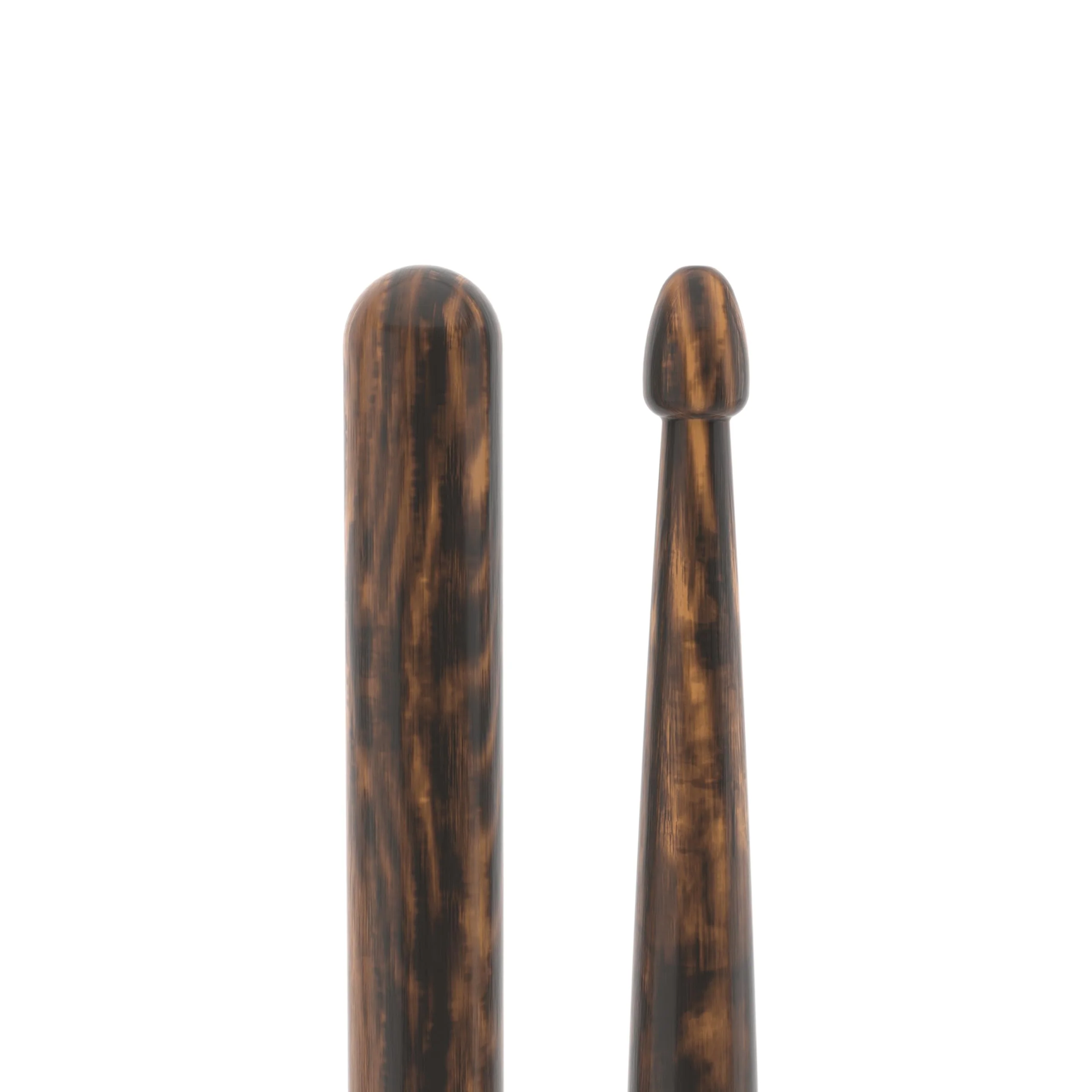 ProMark Drum Sticks - Larnell Lewis Signature FireGrain 5AB Drumstick - Drum Sticks Set - Large Round Wood Tip - Hickory with Lacquer Finish - 1 Pair - Image 2