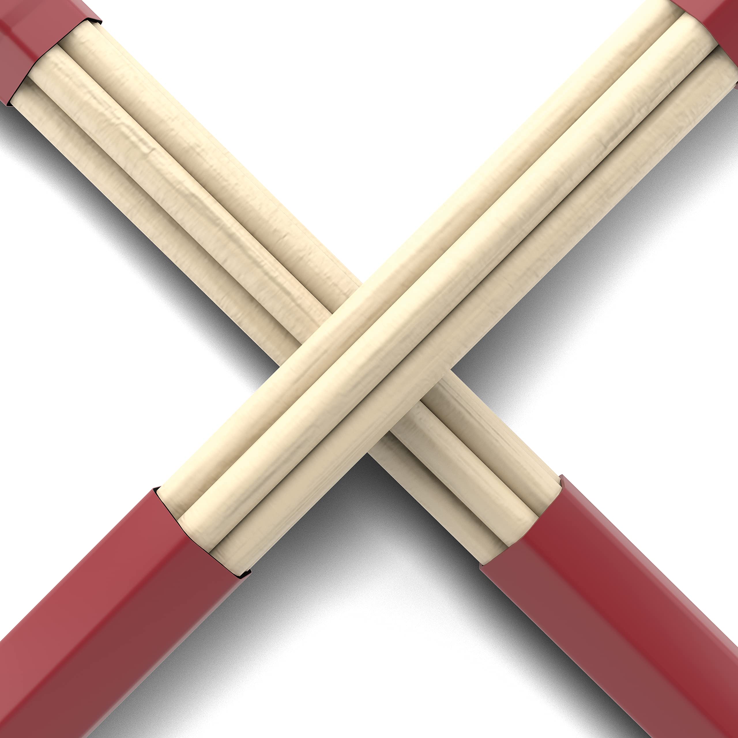 ProMark Thunder Rods Drum Sticks - T-Rods Dowel Drumsticks - Quiet, For Small Performances - 2B, .675" Diameter - 16" Length - 1 Pair - Image 5