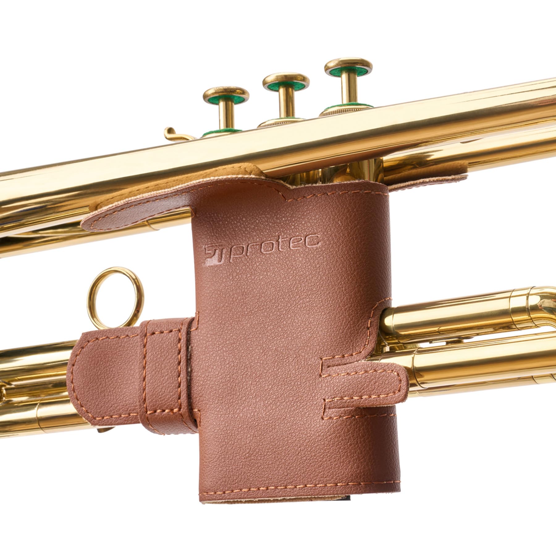 Protec Leatherette Trumpet Valve Guard (6-Point), Cocoa, Model VL226SPCC 6-Point