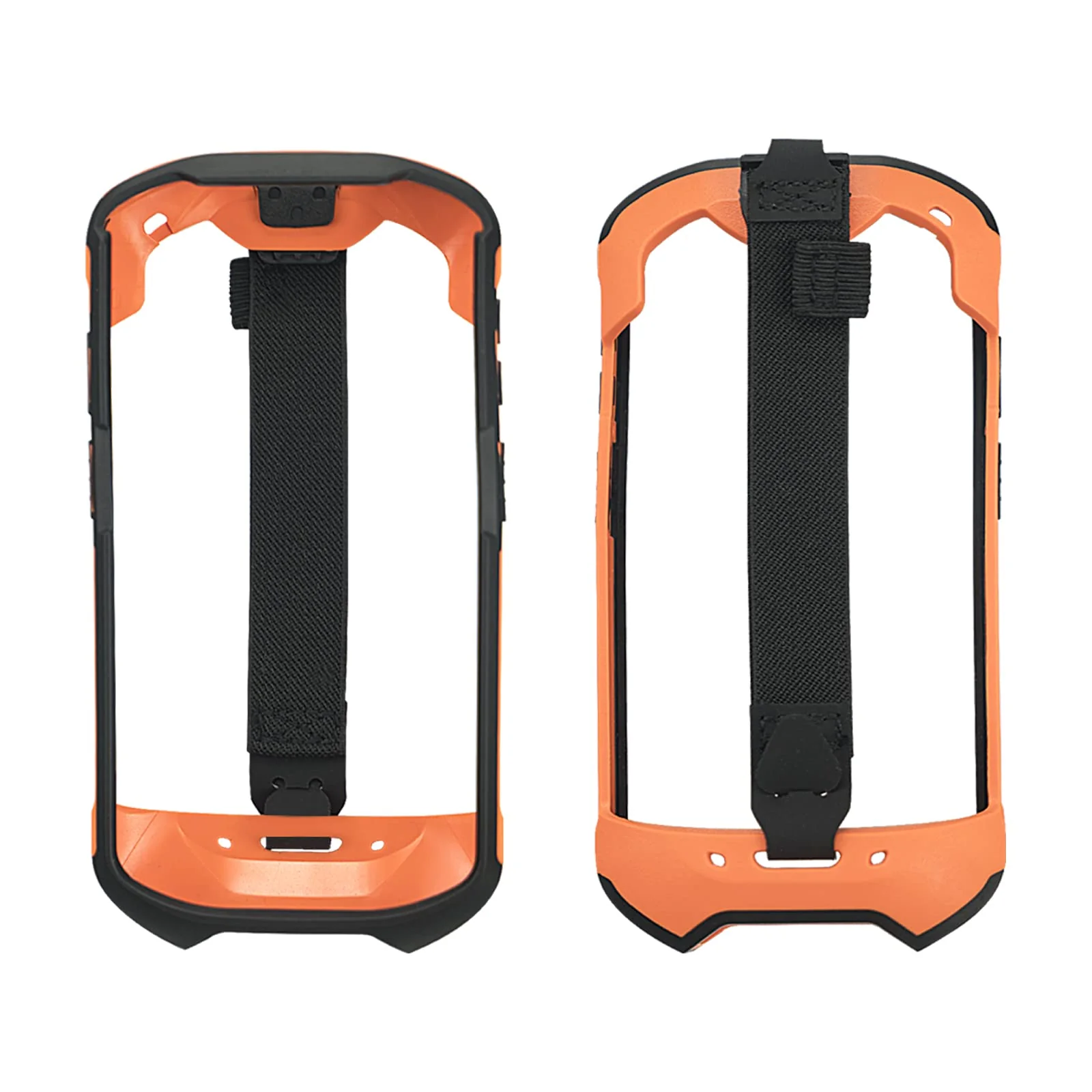 Protective Case Cover with Handstrap Rugged Boot Carrying Case for Zebra TC51 TC510K TC52 TC56 TC57 Rugged Bumper Case Armor Designed for Zebra Protection Tough Shock Proof,Orange Orange - Image 2