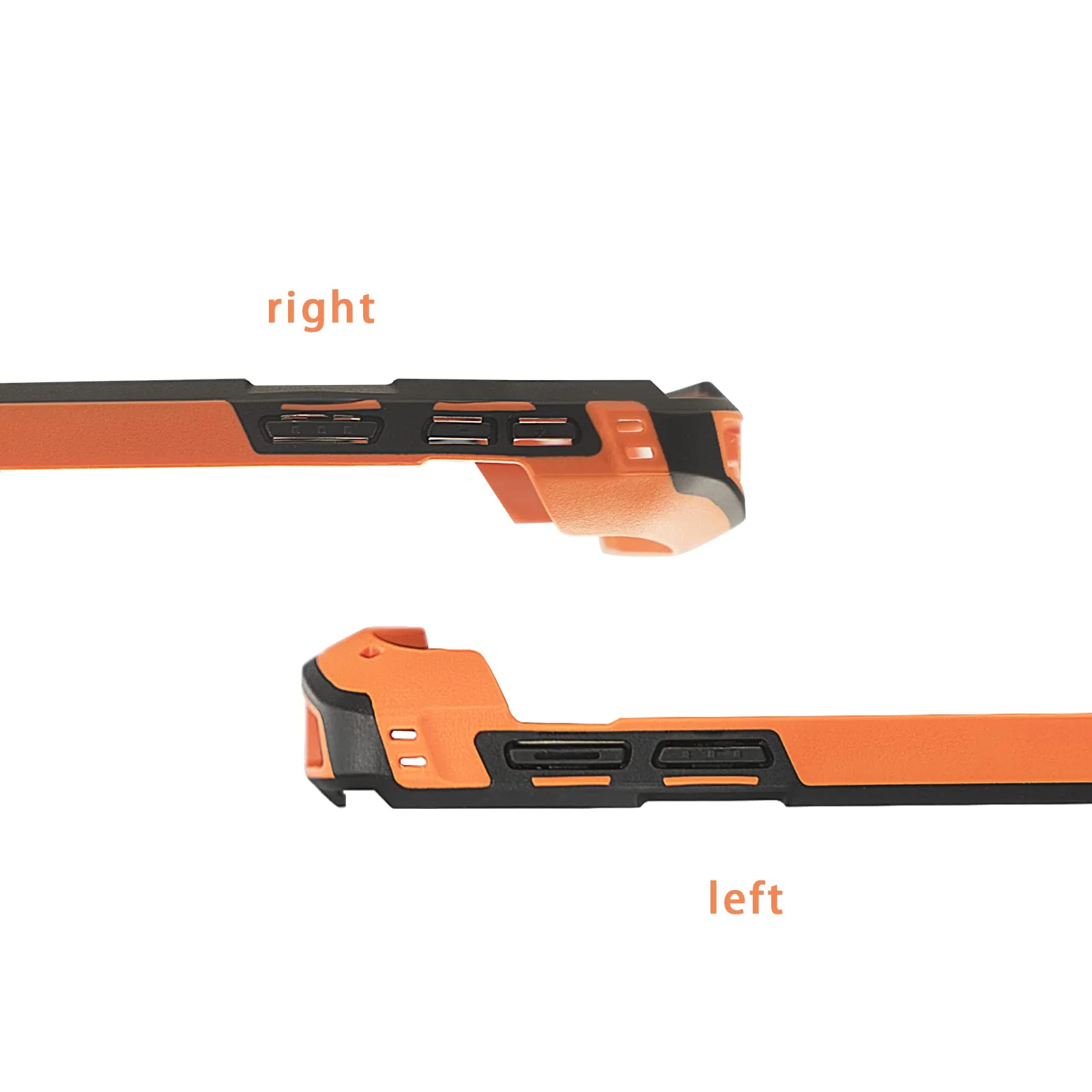 Protective Case Cover with Handstrap Rugged Boot Carrying Case for Zebra TC51 TC510K TC52 TC56 TC57 Rugged Bumper Case Armor Designed for Zebra Protection Tough Shock Proof,Orange Orange - Image 4