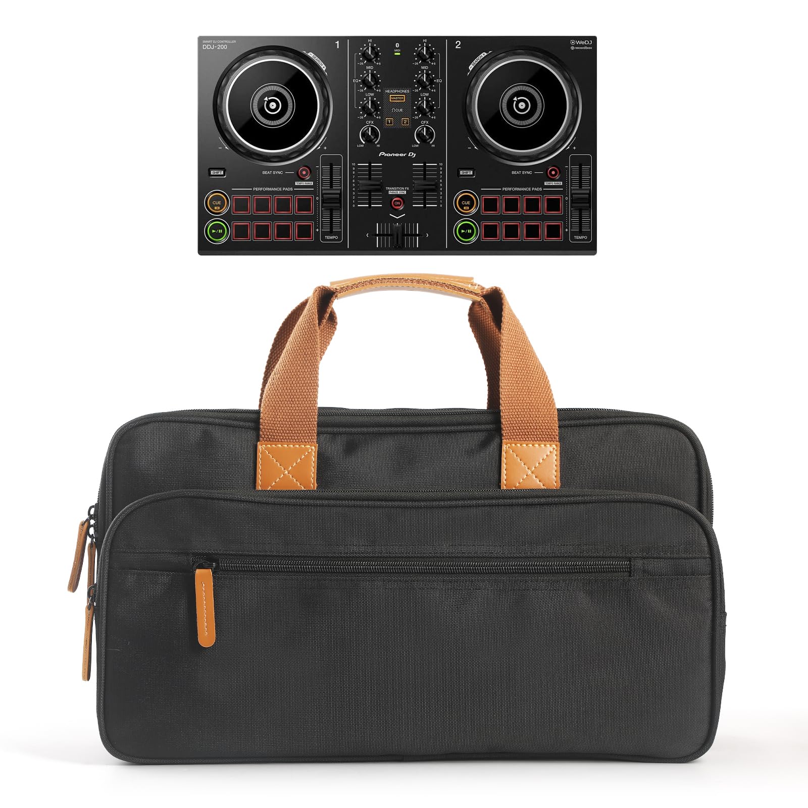 Protector Bag Storage Case, Tote Bag for Pioneer DJ DDJ-200, Travel Carrying Case for Numark Party Mix II, Compact DJ Controller Padded Carry Case (For DDJ-200) For DDJ-200