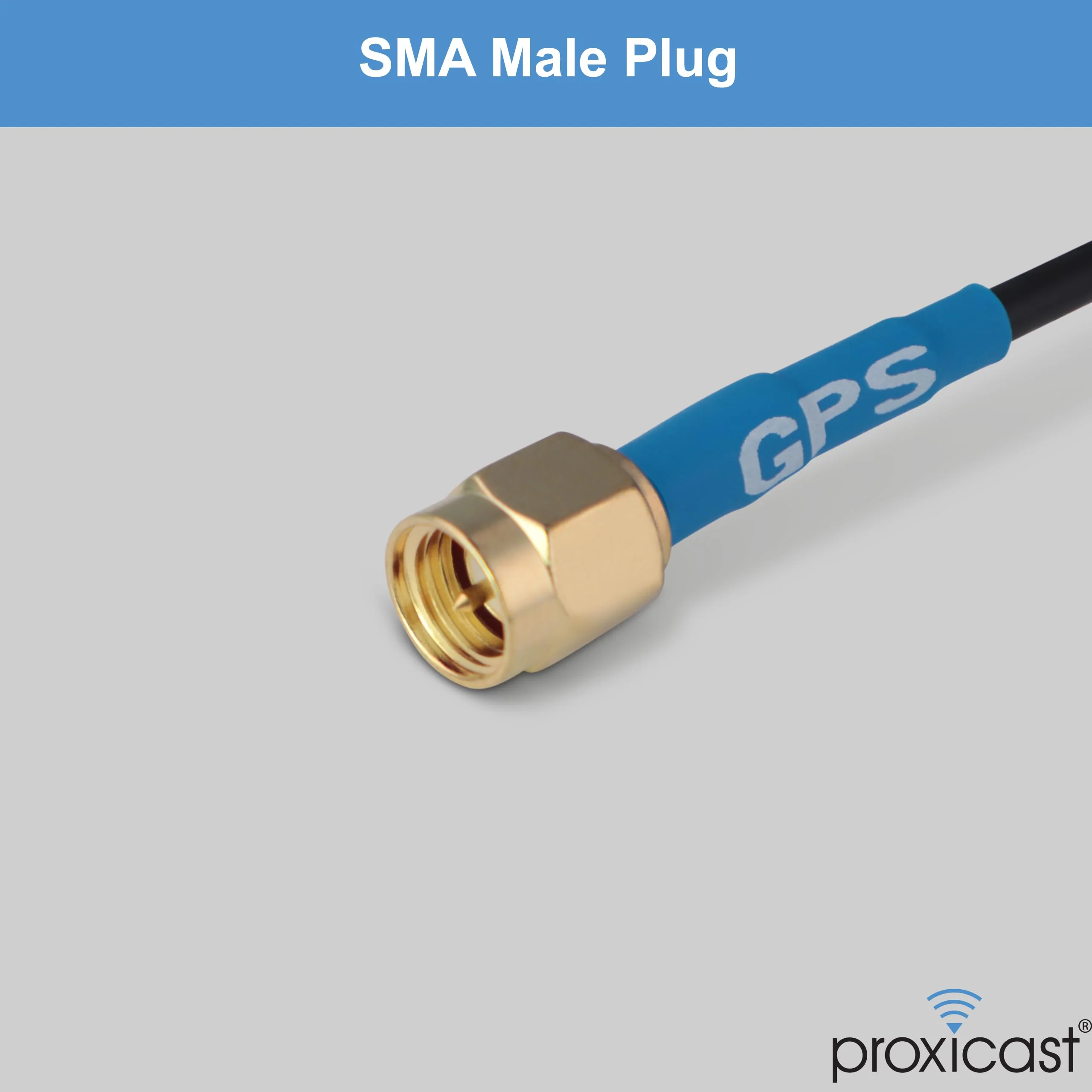 Proxicast Active/Passive GPS Antenna SMA - Through Hole Screw Mount Puck Antenna with Straight SMA Male Connector on 6 ft Coax Lead - 28 dB LNA (ANT-190-020) 6 ft lead - SMA Male - Image 4