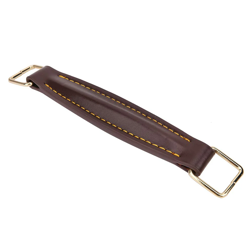 PU Leather Amplifier Handle, Guitar Amplifier handle, Large Load Capacity Guitar Accessories Steel Internal Guitar Amplifier for Beginners(Brown) brown - Image 6