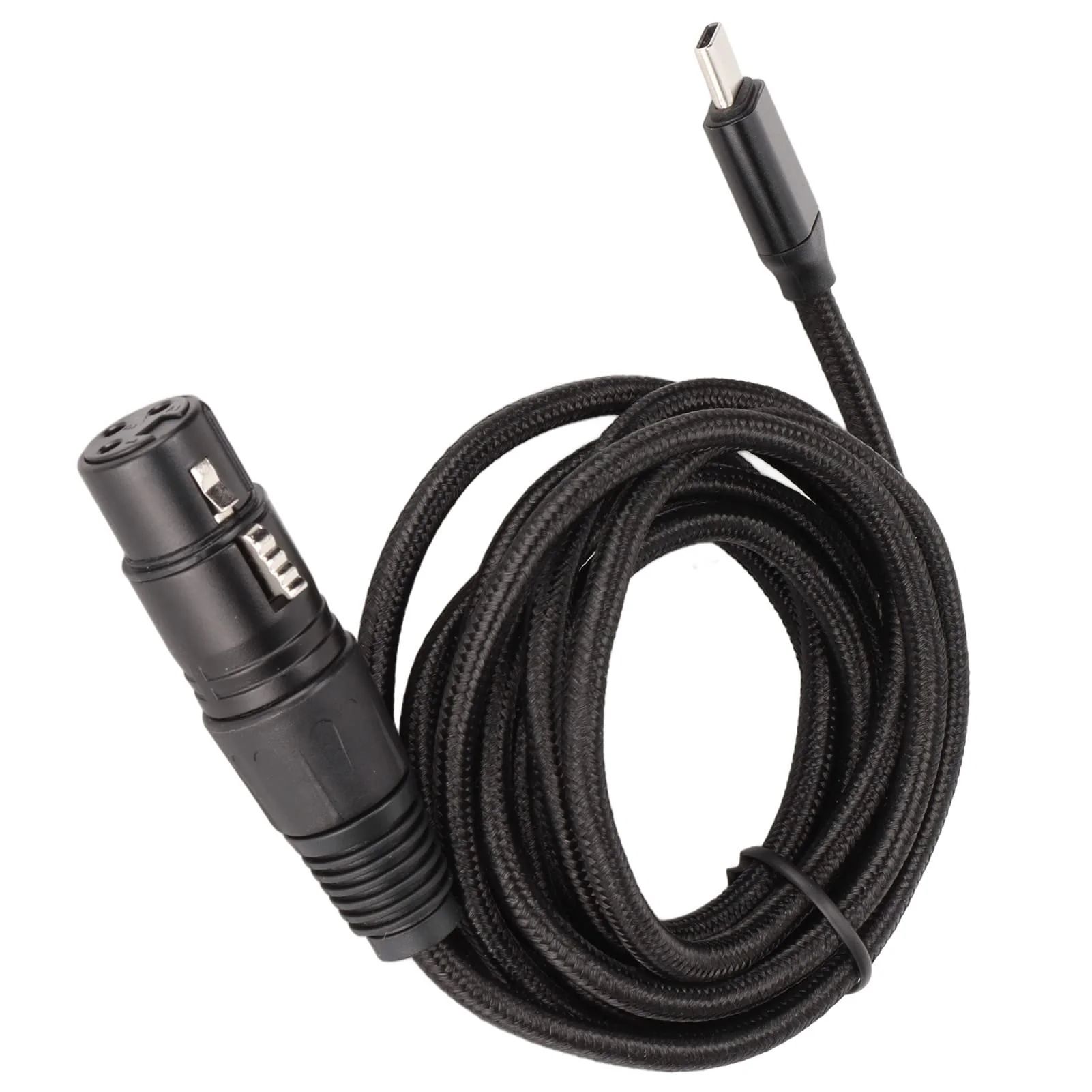 PUSOKEI USB C to XLR Female Cable, HiFi USB C Microphone Cable, Microphone Recording Line Built in D/A Conversion Chip for OS X, Plug and Play() - Image 8