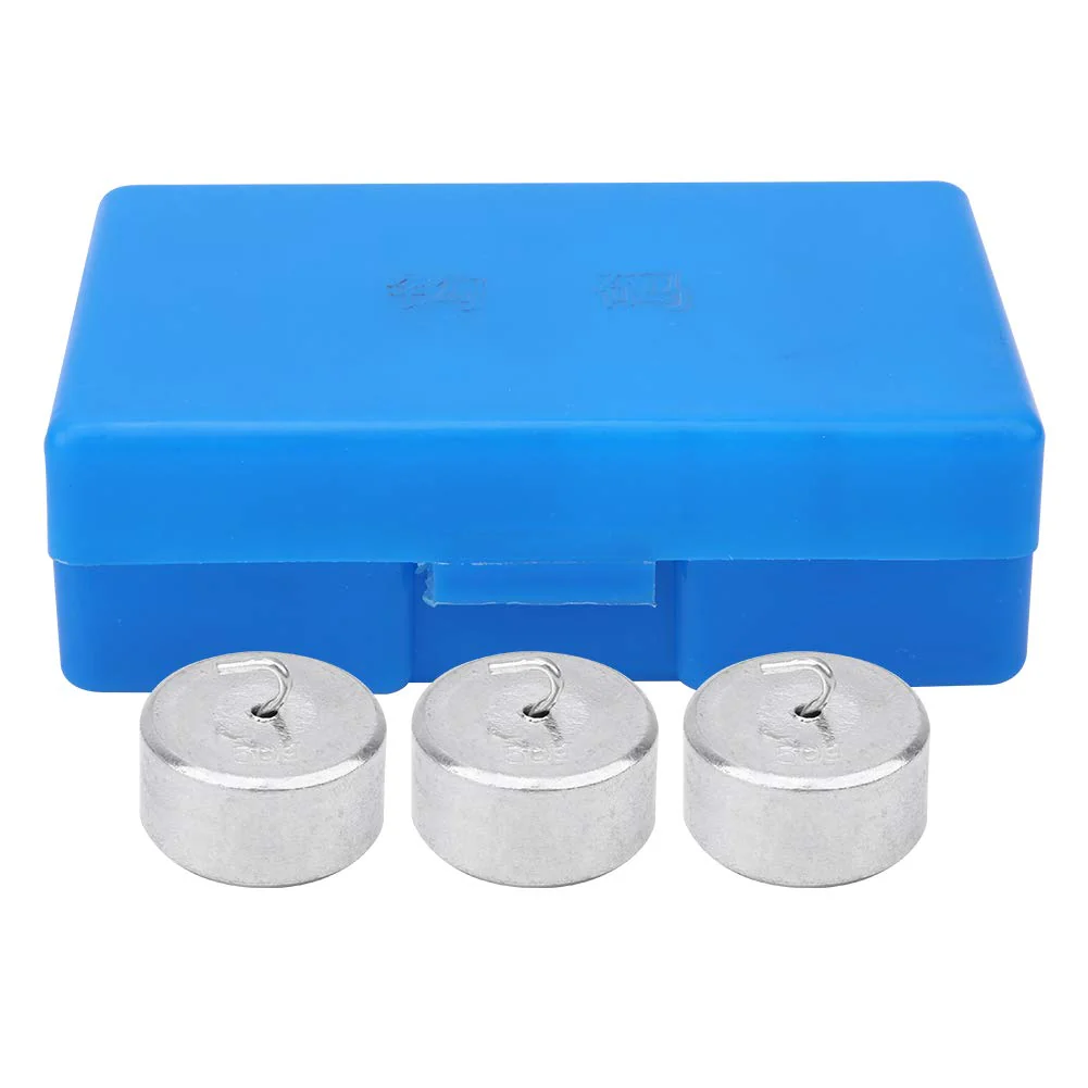 Qcwwy 10 Piece Laboratory Weights 50g Weight Calibration Weight Set with Hook and Ring Scale Calibration Weight Kit for School Grouping Experiments