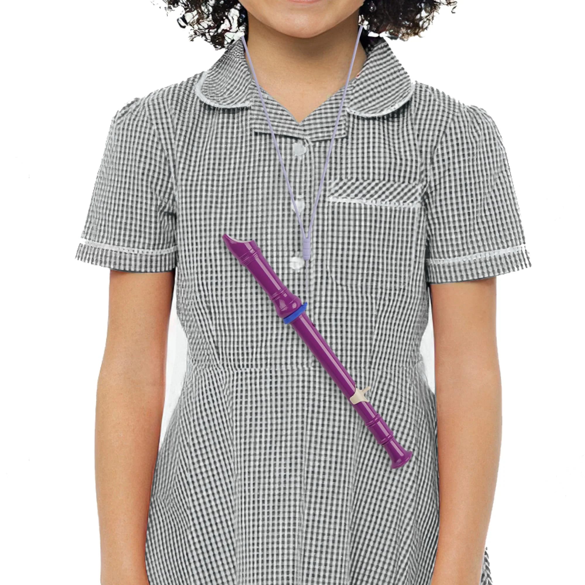 QIELIZI Recorder Instrument for Beginner Kids Adults,8-Hole Soprano Descant Recorder Music Flute with Cleaning Rod & Case Bag For School Student Home Entertainment(2-Purple) German Fingering 8 Hole Flute 6-Purple - Image 8