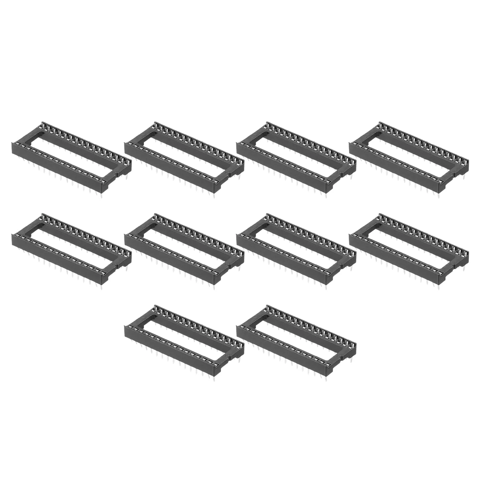 QUARKZMAN 12pcs DIP IC Chip Socket Adapter 2.54mm Pitch 32 Pin Gate Soldering Flat Circuit Chip