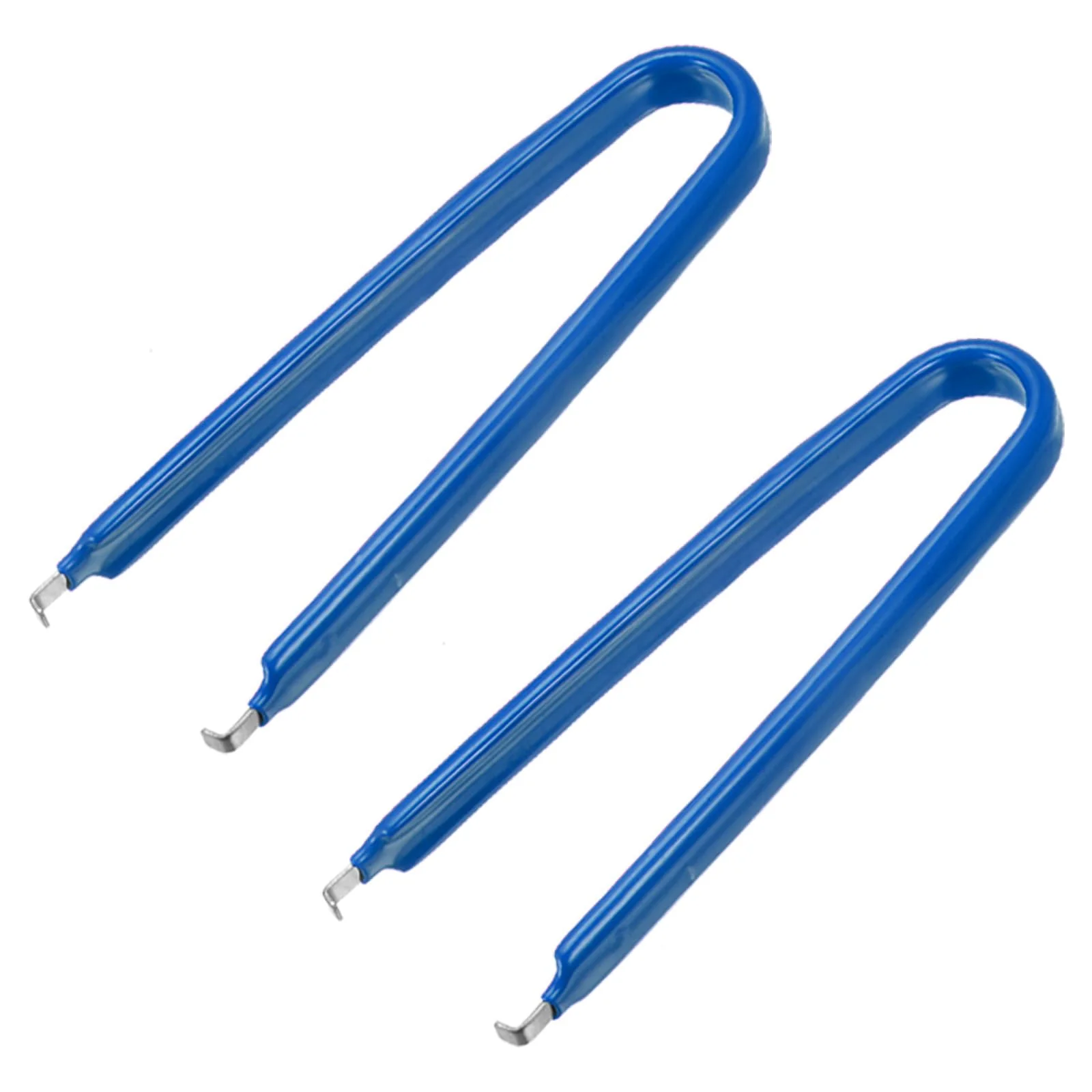 QUARKZMAN IC Puller Chip Extractor Stainless Steel with Insulated Vinyl Handle, Blue, Pack of 2