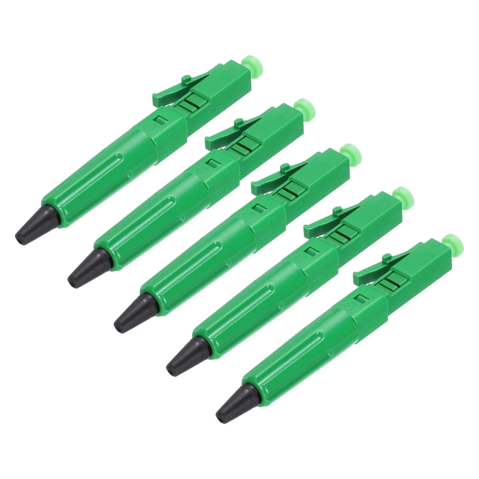 QUARKZMAN LC/APC Fiber Optic Quick Connectors Single Mode Fiber Cable Quick Connector LC Adapter for CATV Network Pack of 5