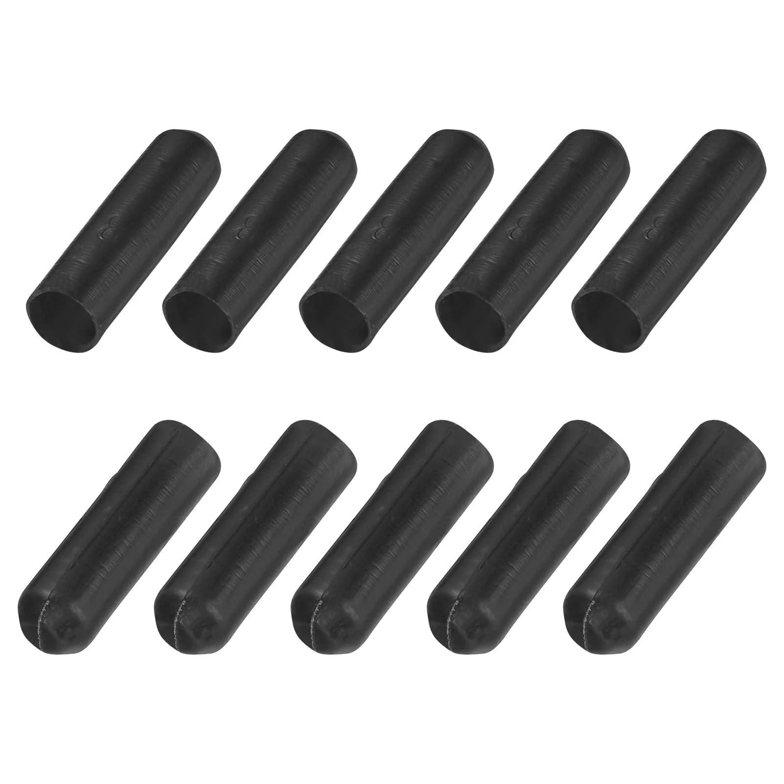 QUARKZMAN Pack of 15 Heat Shrink Caps 10 mm ID x 42 mm L 3:1 Heat Shrink Tube Caps with Seal, Waterproof Tape for Electrical Cables, Black 10mm x 42mm