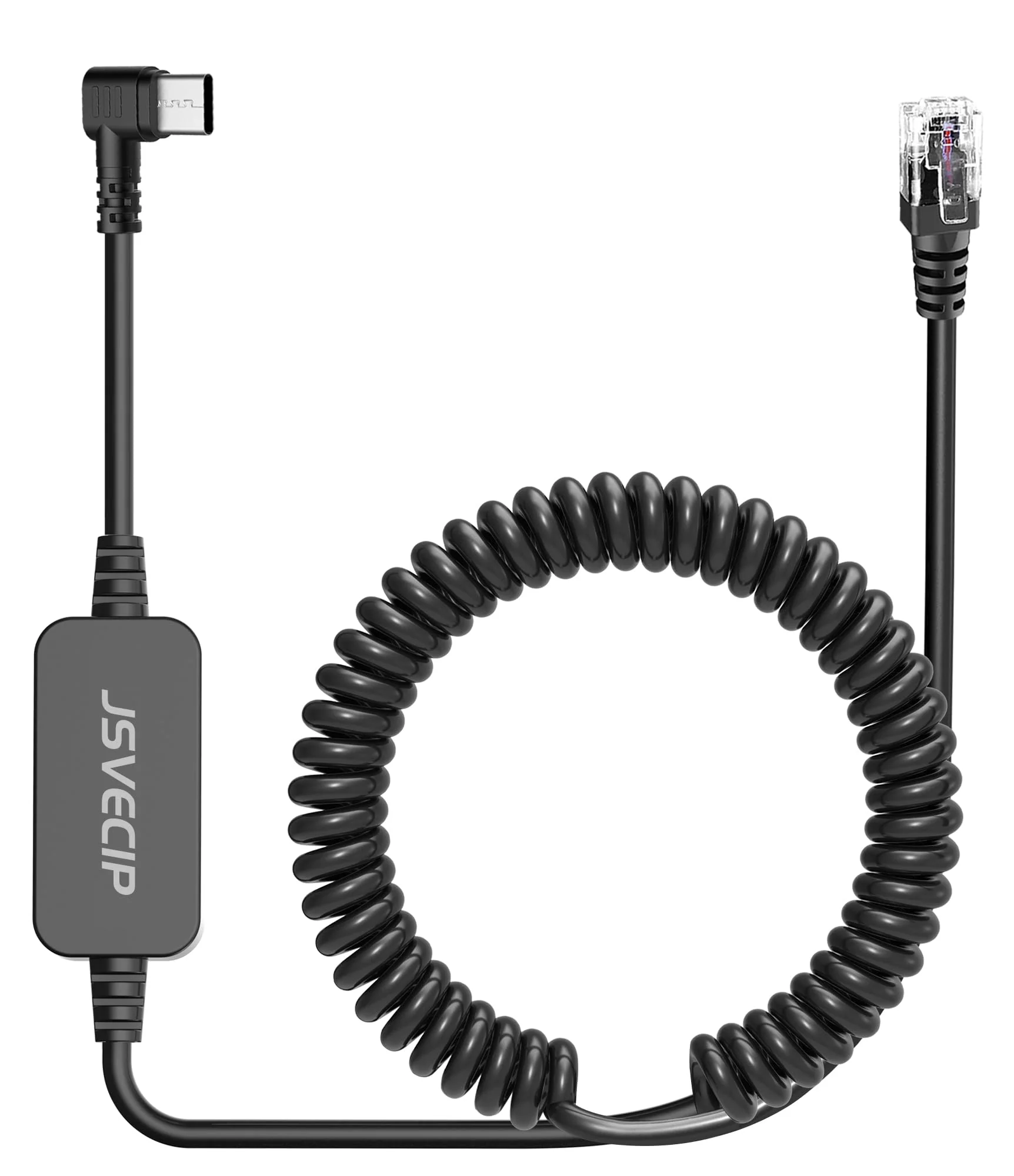 Radar Detector Cable,USB C to RJ11 Plug Cable,Replacement Power Cable for Radar Detectors,Compatible with Unide R3/7/1,Escort 360 Passport 9500i/7500S/8500/7500 etc Radar Detectors(RJ11-6.56FT) RJ11-6.56FT