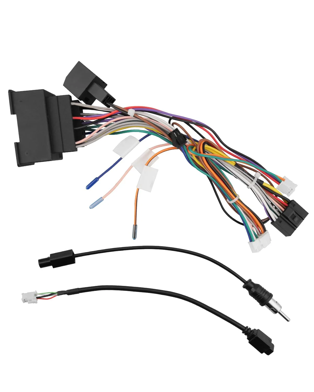 Radio Wiring Harness Kit 44 Pin Fit for Chevrolet Orlando 2012-2014,for Malibu 2013-2015,for Trax Cruze Aveo 2014-2016, 16Pin Stereo Connector with Facotry USB Adapter Antenna Cable