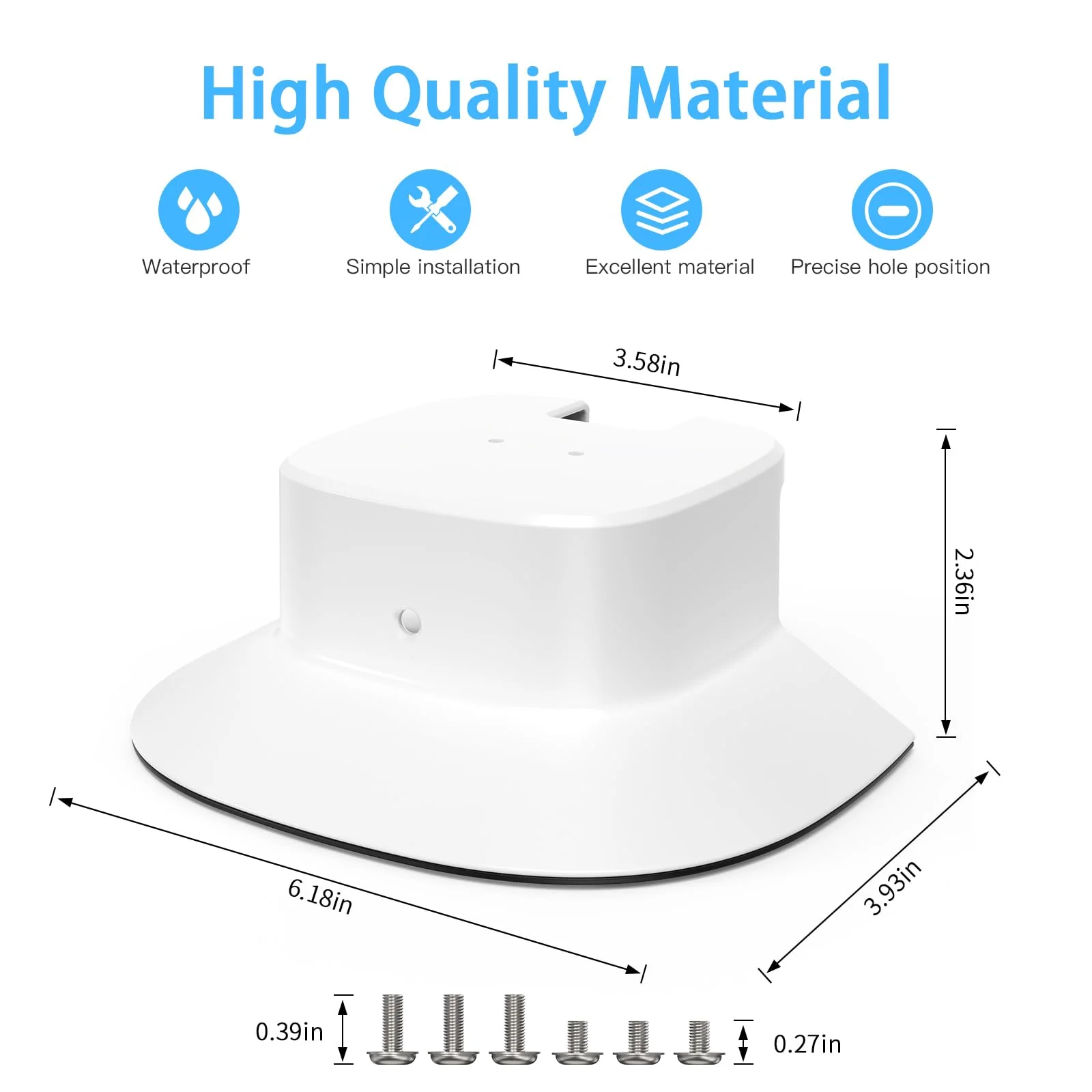 Rain Shade Cover Compatible with Eufy Security SoloCam S340, Solar Security Camera (not Compatible with SoloCam E30) - Image 3