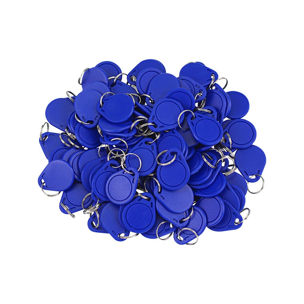 ReaIOKbii 50 x M1 Classic NFC RFID Token Waterproof ABS 13.56MH2 Blue IS014443A