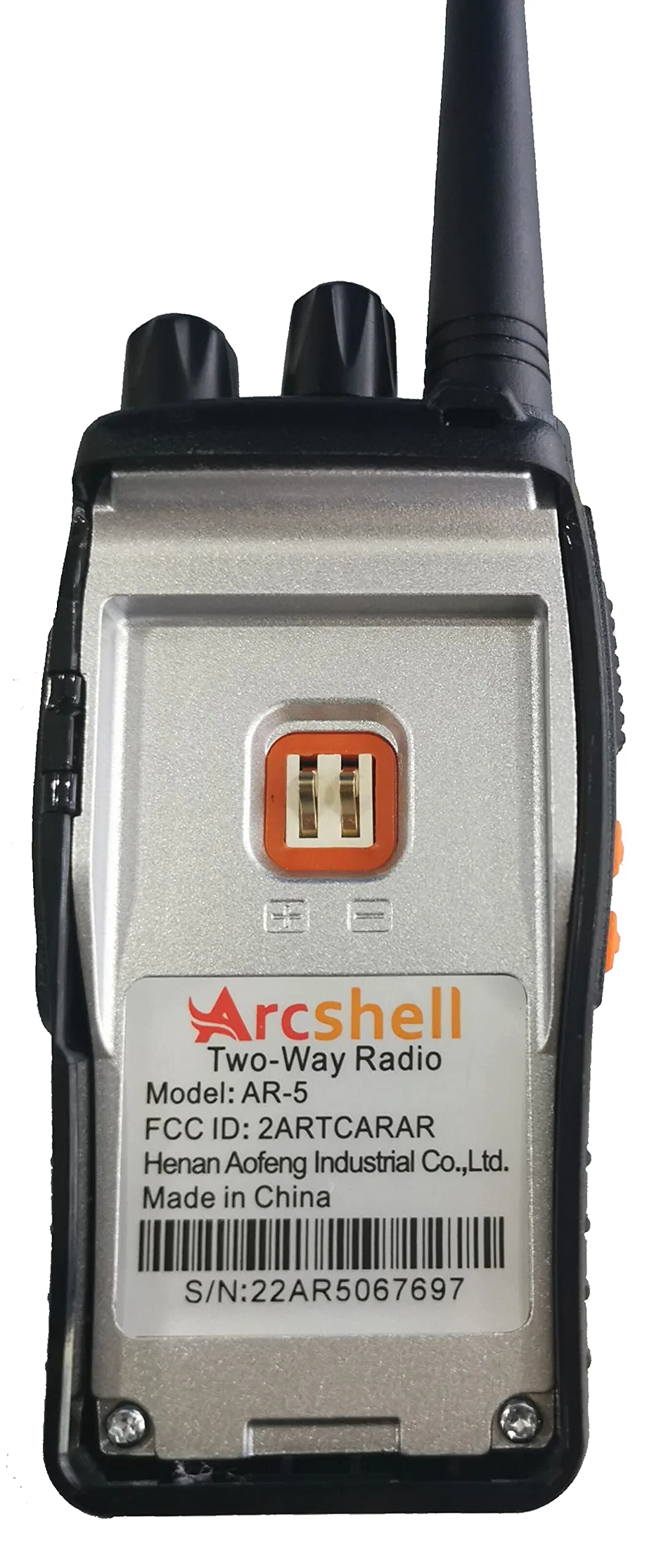 Rechargeable Long Range Two-Way Radios with Earpiece 2 Pack Arcshell AR-5 Walkie Talkies Li-ion Battery and Charger Included - Image 9