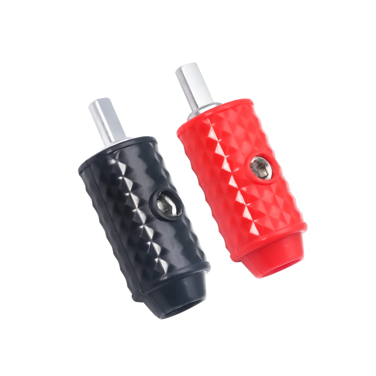 Recoil WR48P Amplifier Power/Ground Input Wire Gauge Reducer Brass 4 Gauge to 8 Gauge with Red/Black Silicon Covers, Marine-Grade Satin Chrome Finish, Pair - Image 5