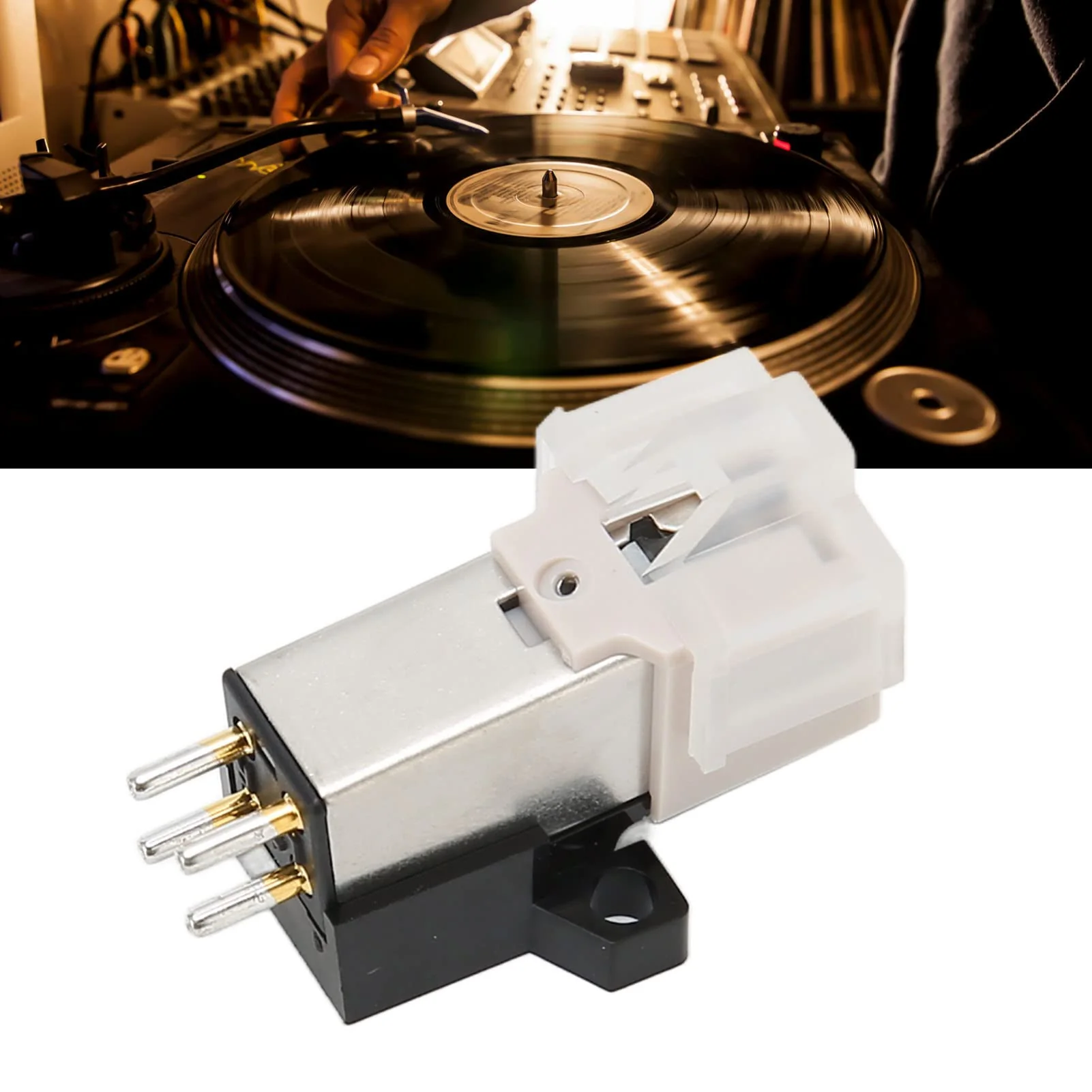 Record Player Cartridge, at 3600L Turntable Cartridge Kit with Needle, Magnetic Cartridge Replacement for Turntable Record Player - Image 5