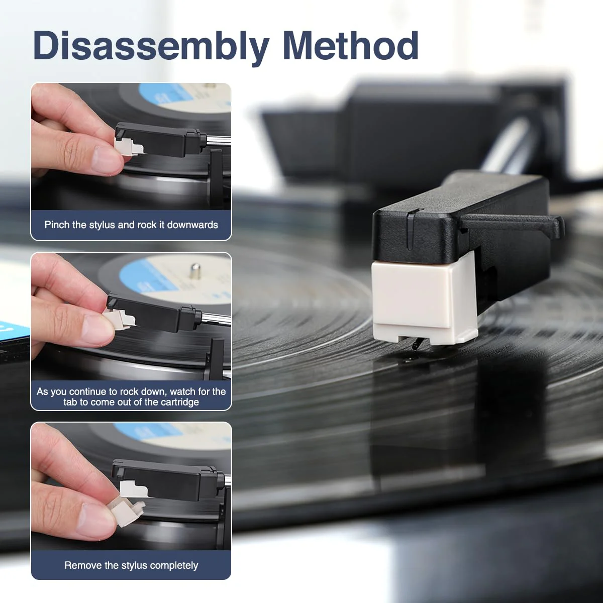Record Player Needle for ATN3600L, Audio Technica Needle Replacement, ATN3600L Replacement Stylus Turntable Needle Compatible with Audio-Technica, Crosley, Sony - Image 7