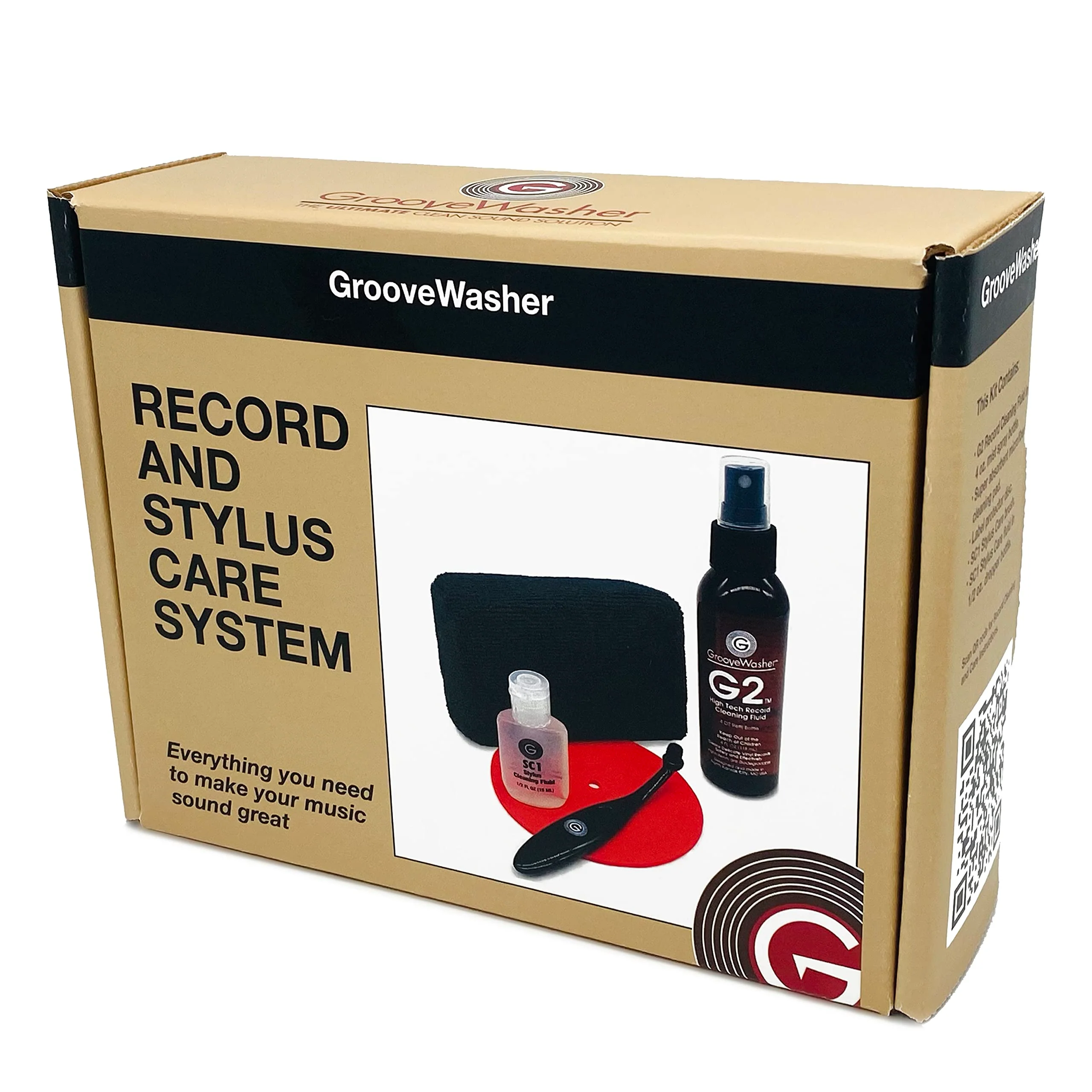 Record & Stylus Care System – Record Cleaning Fluid & Large Scratch-Free Cleaning Pad with Delicate Stylus Brush & Cleaning Solution + Bonus Label Mask, Protect & Preserve Vinyl Records - Image 8