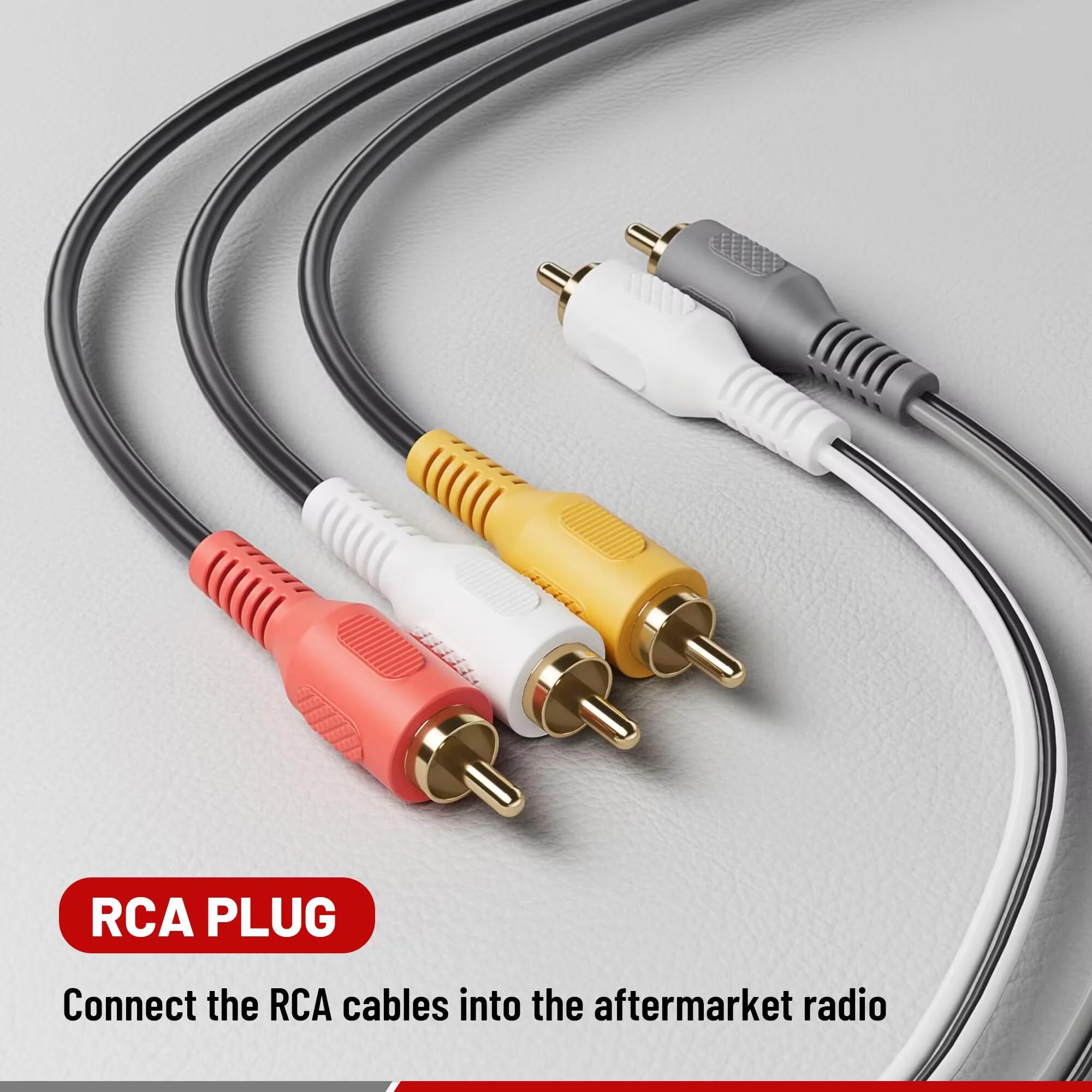 RED WOLF Car Radio T-Harness Wiring OBDII Connector Plug for Select Toyota 2012-2019 HRN-RR-TO2 Retain Steering Wheel Control AMP Interface Compatible with Meastro ADS-MRR Module Aftermarket Stereo - Image 7