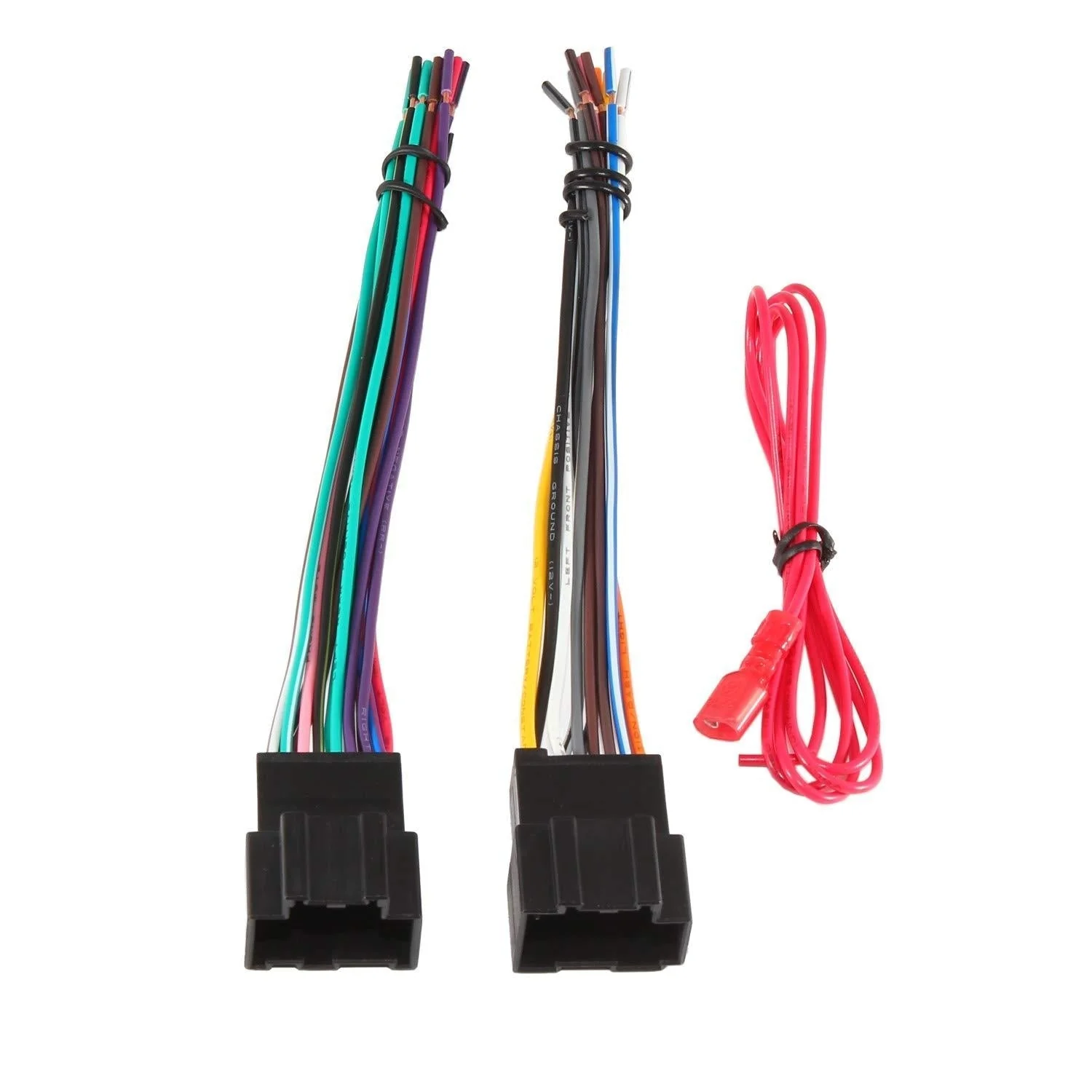 RED WOLF Compatible with 2006-2017 Chevy GMC Express Savana Buick Factory Radio Stereo Replacement Wire Harness Updated
