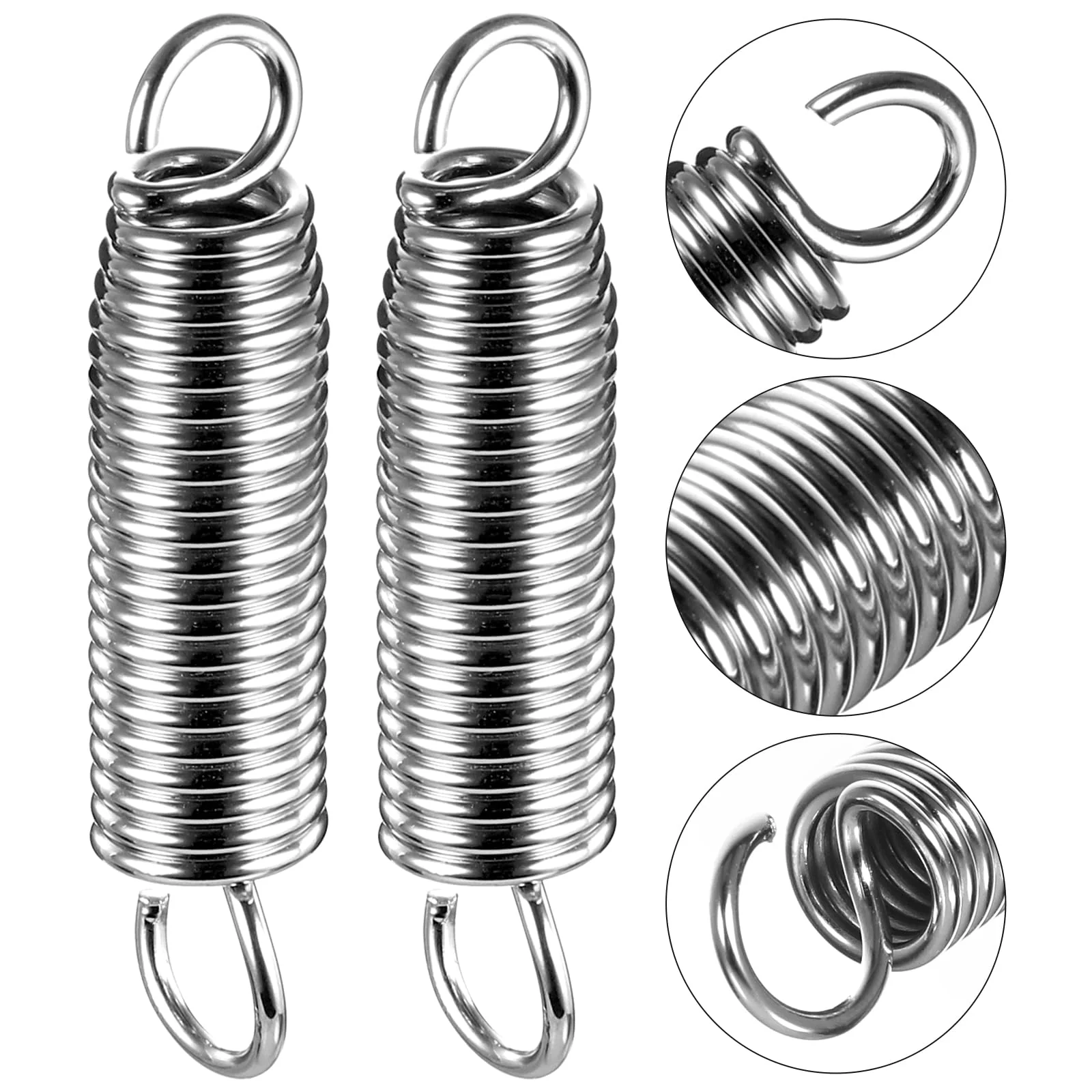 Replacement Bass Drum Foot Pedal Spring 2pcs Stainless Steel for Percussion Instrument Parts - Image 4