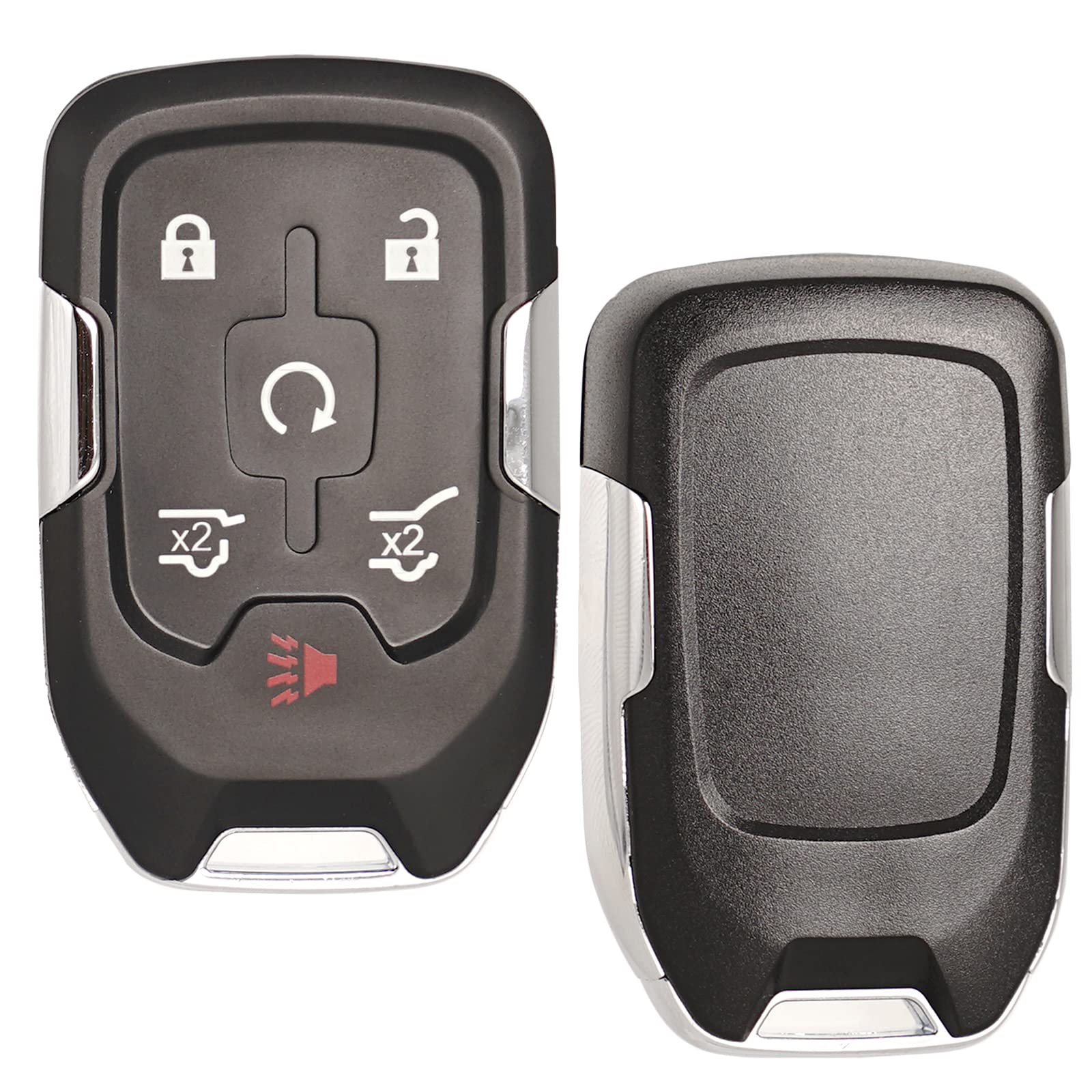 Replacement Car Key Fob Smart Proximity Keyless Entry Remote Control Compatible for GMC Yukon XL Denali Chevy Suburban Tahoe 2015 2016 2017 2018 2019 2020 HYQ1AA 13580804 315MHz Self-Programmable - Image 2