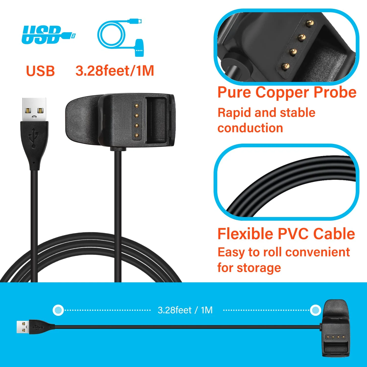 Replacement Garmin TT15Mini Charging Clip Charger TB10 PT10 PT6 T5 Mini for Garmin PRO Series - Image 5