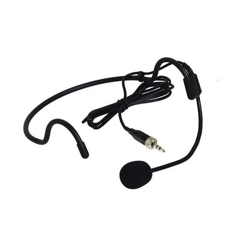 Replacement Headset Microphone for Sennheiser SK 100 G4 Wireless Bodypack Transmitter, Unidirectional, Black