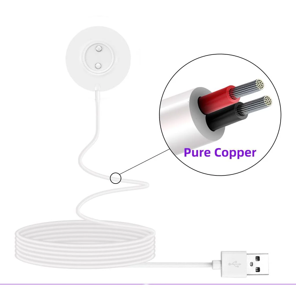 Replacement Rose Charger,Standing Magnetic Charger USB Cable,Replacement Base Dock Station for Rose Only-12mm - Image 4