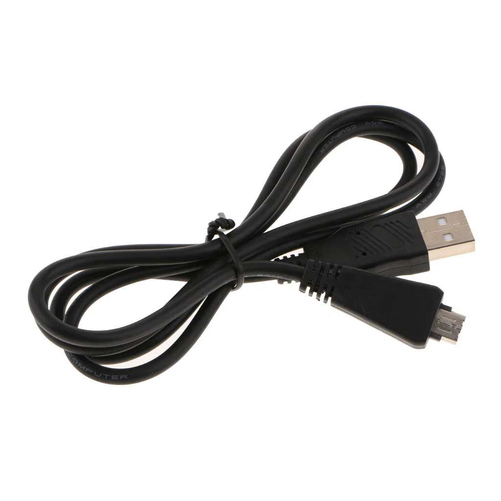 Replacement VMC-MD3 USB Data Sync Transfer Cable USB 2.0 Charging Cord Lead Compatible with Sony Cyber-Shot/Cybershot Digital Camera DSC-W350D W360 W380 W390 W570 TX100 TX66 and More (3.3ft/Black) 3.3FT - Image 3