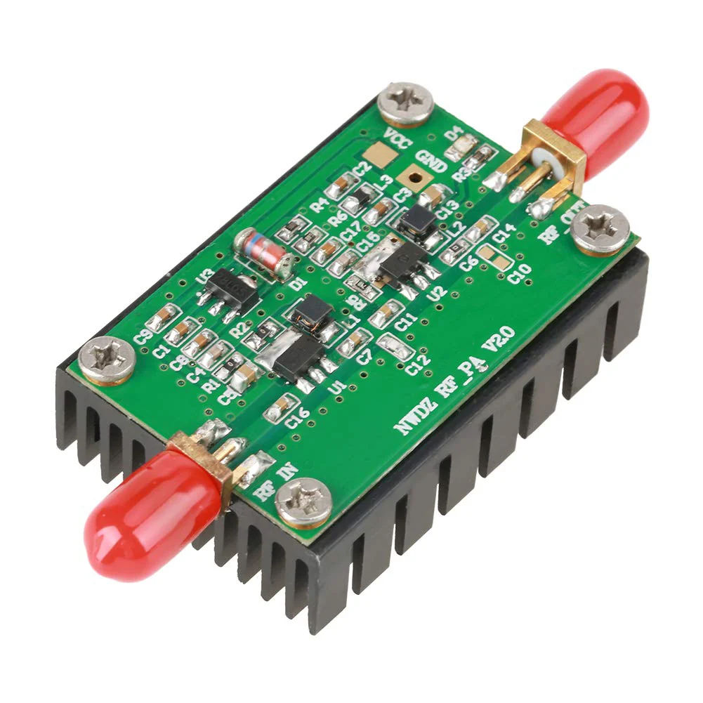 RF Amplifier Module, RF Amplifier, RF Low Noise Amplifier, RF Power Amplifier Module, 2MHz-700MHZ 3W HF VHF UHF FM Transmitter RF Power Amplifier for Radio