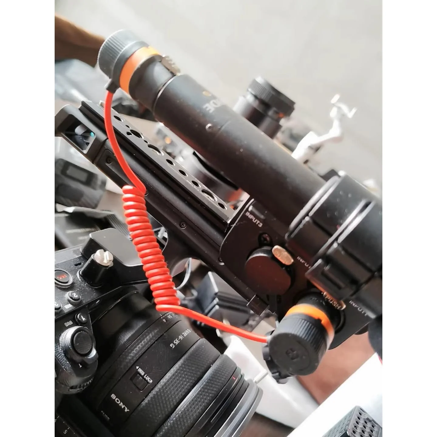 Right Angle XLR 3 Pin Male to Female Audio Cable for Sony FX3 FX9 Canon Camera Microphone Recorder Mixer Sound Devices Zoom Zaxcom, Low-Profile, Black Braided Coiled Coiled, up to 50cm - Image 4
