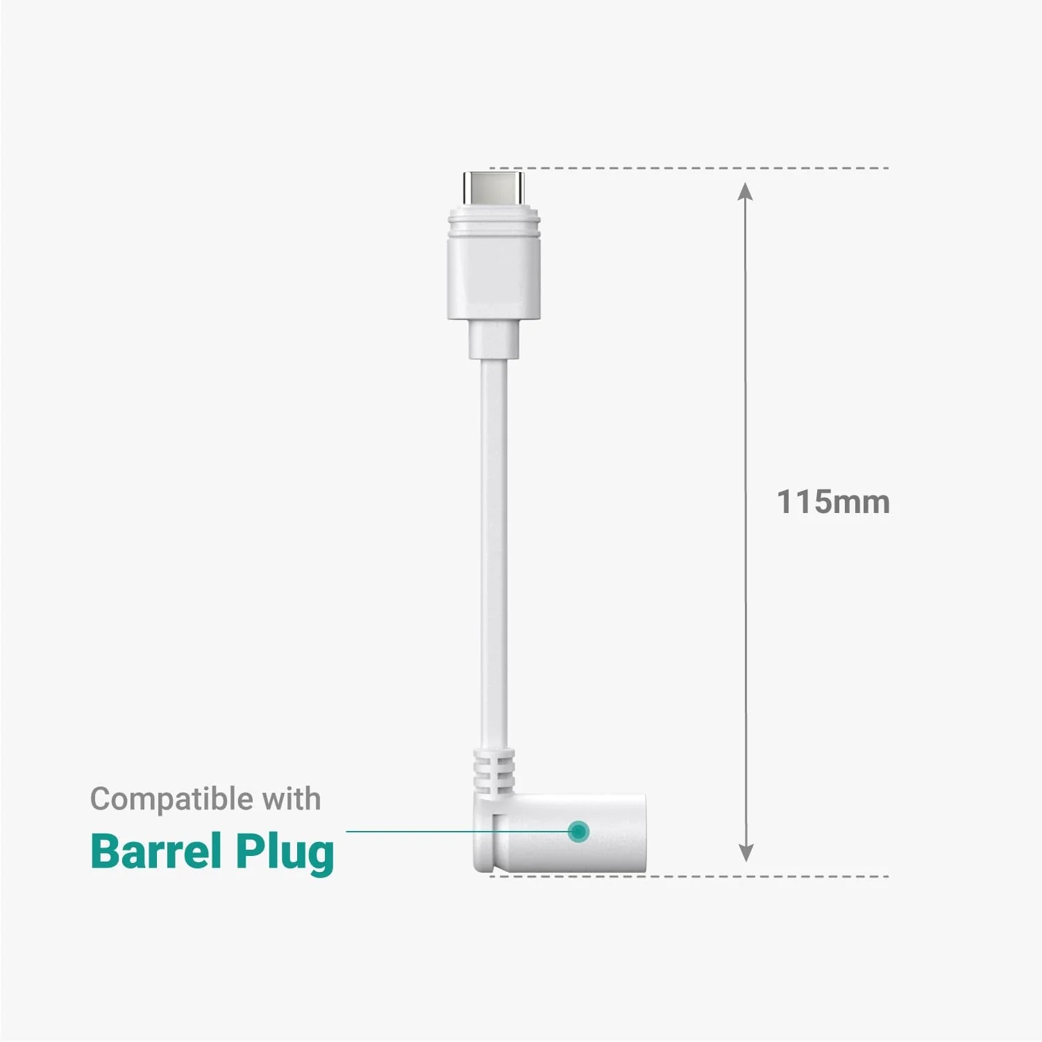 Ring Barrel Plug to USB-C Adapter for Barrel Plug Solar Panels and USB-C Cameras - Black I For Solar Panel (1st Gen), Super Solar Panel, Stick Up Cam Pro, Spotlight Cam Plus, Spotlight Cam Pro - Image 4