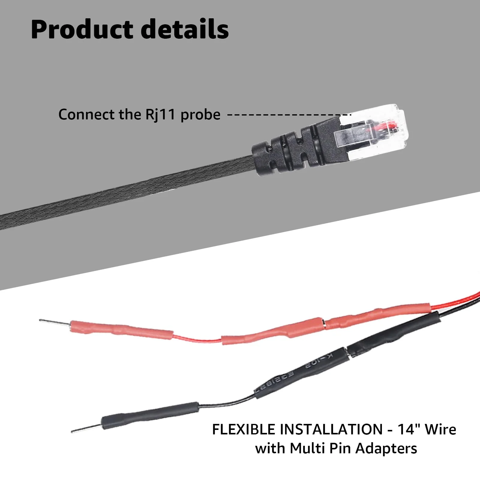 RJ11 Power Cord Compatible with Uniden Radar Mirror Wire Detectors,Model (3005201U) Fits R1 R3 R4 R7 R8 (1) 1 PCS - Image 6
