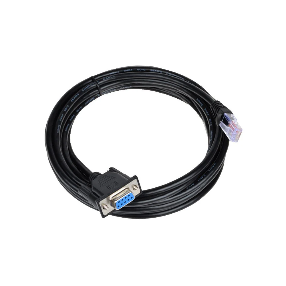 RJ45 to RS232,LFHUKEJI DB9 9-Pin Serial Port Female to RJ45 Female Cat5 Ethernet LAN Console 3.3Ft - Image 3