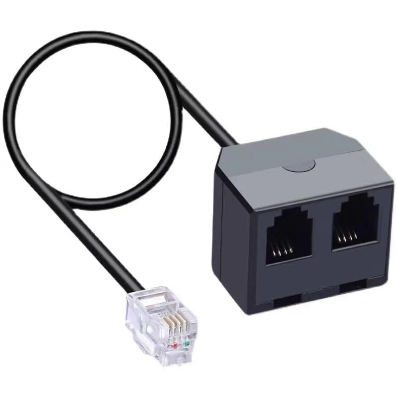 RJ9 Telephone Training Adapter Y Splitter Compatible for Headset or Handset for Norstar, Nortel Meridican, Avaya, Ashtra, Mitel, Polycom, Plantronic Ge and Other IP Phone .Headset Buddy Adapter