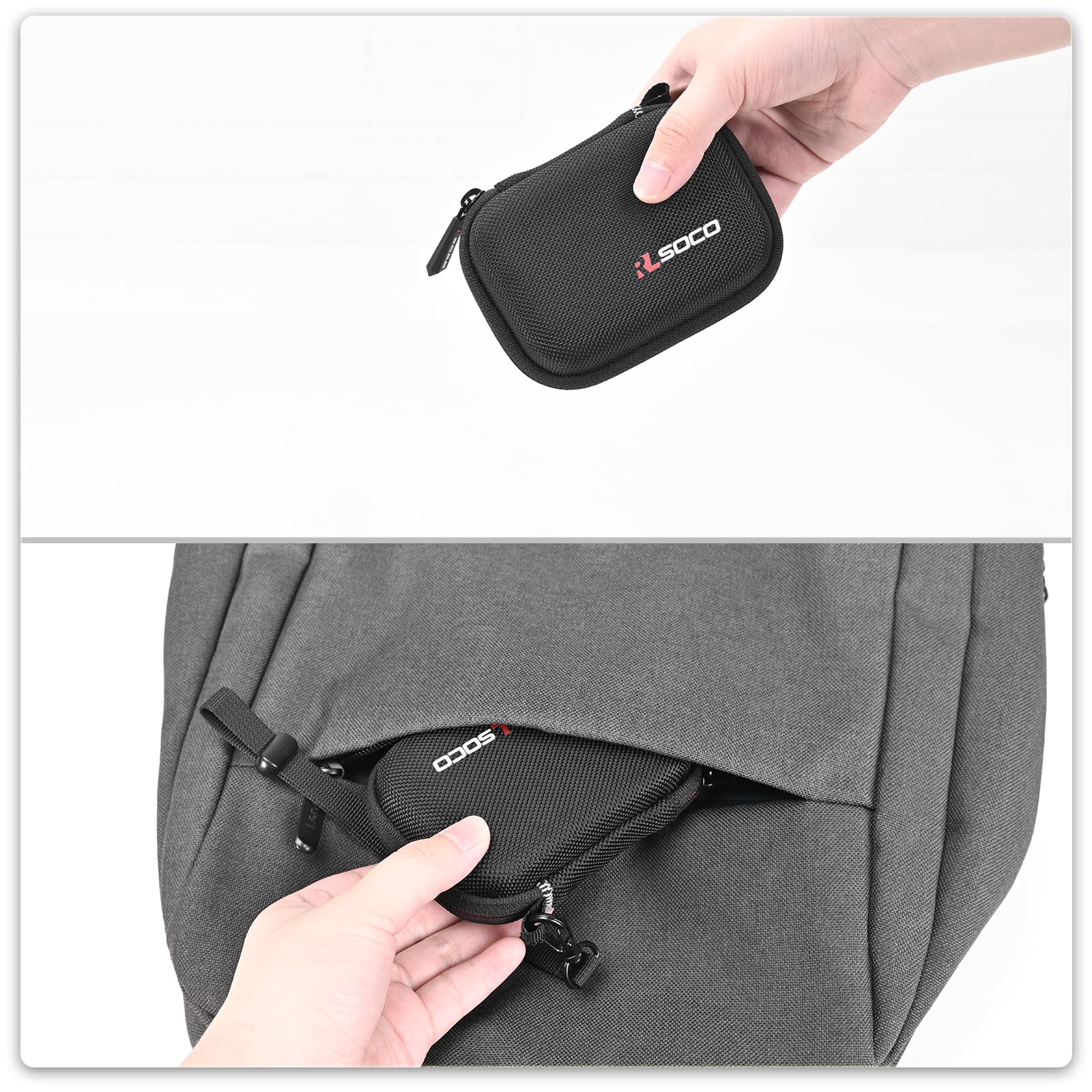 RLSOCO Carrying Case for SAMSUNG T7/T7 Shield/T7 Touch/T9/T5 Portable SSD 1TB/2TB/4TB/500GB External Solid State Drive - Image 6