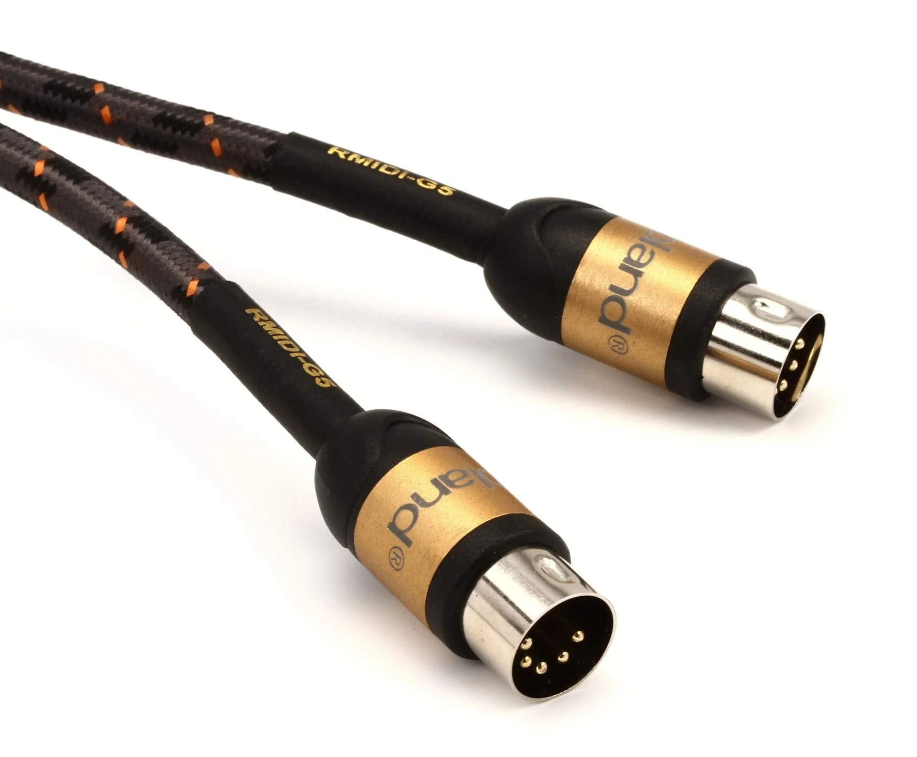 Roland Gold Series MIDI Cable, Straight/Straight, 5-Feet