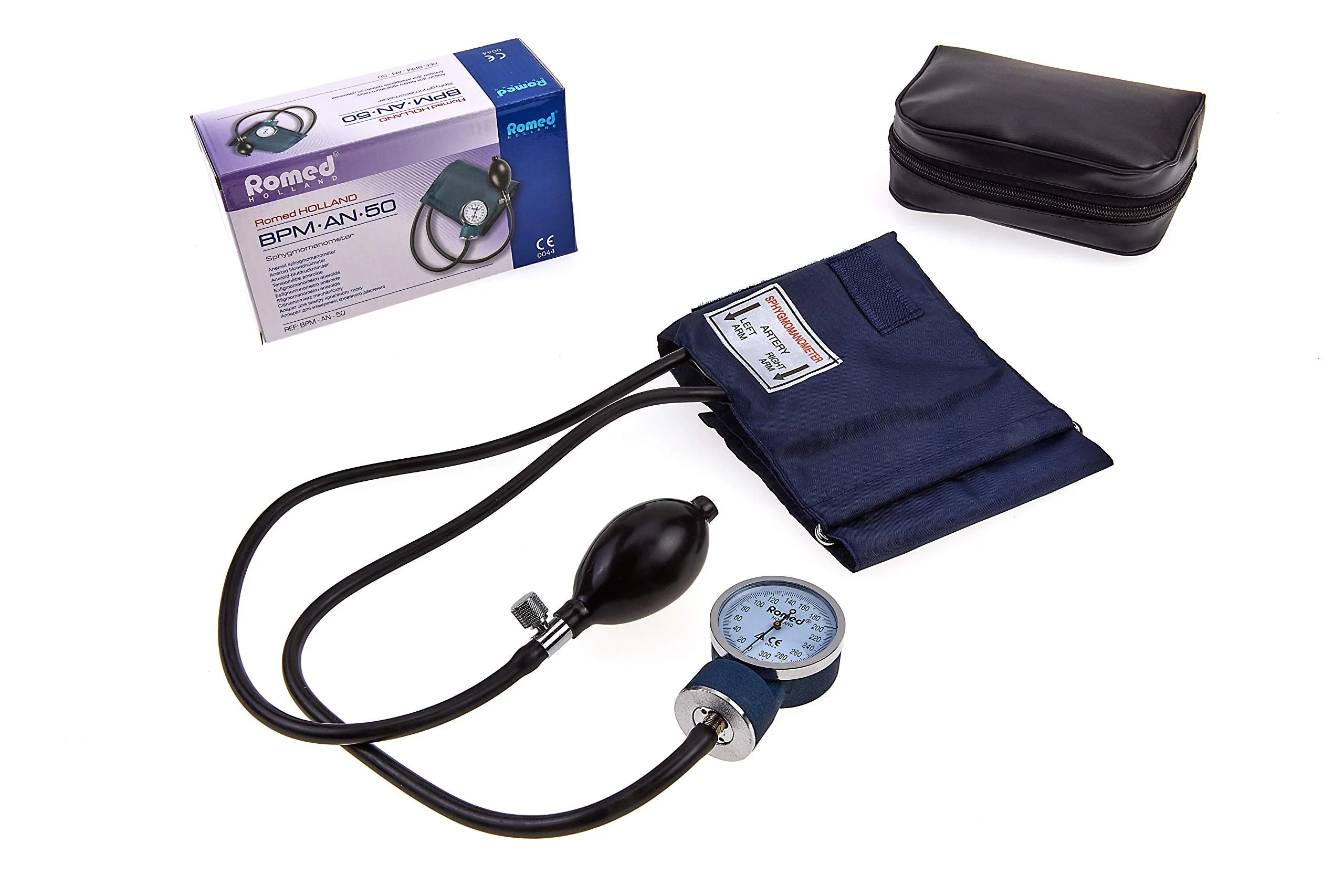 Romed BPM an Aneroid 2-Tube Blood Pressure Monitor Sphygmomanometer with Phone Case - Image 5